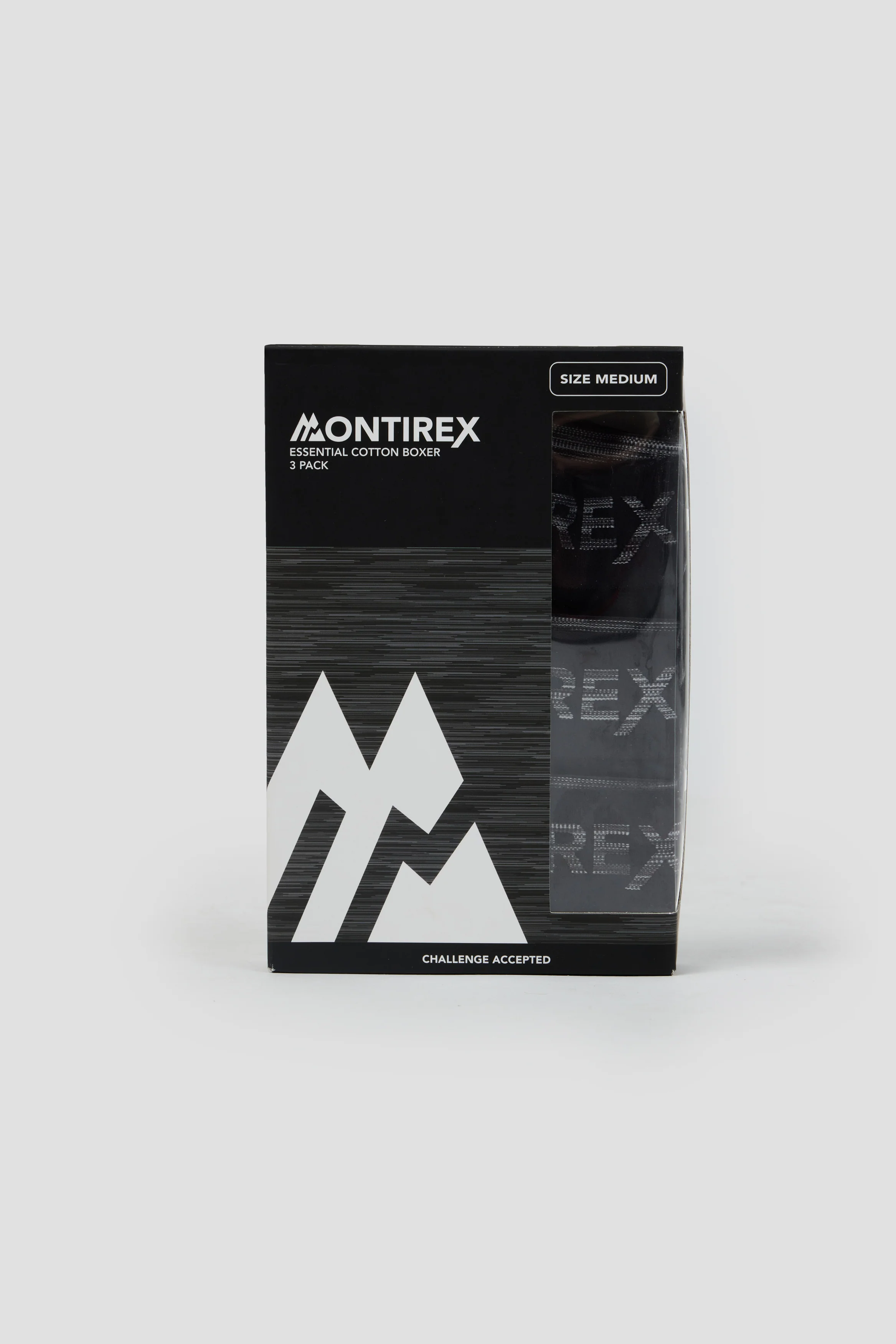 3 Pack Trail Boxer - Black/Cement Grey Multi - Image 4