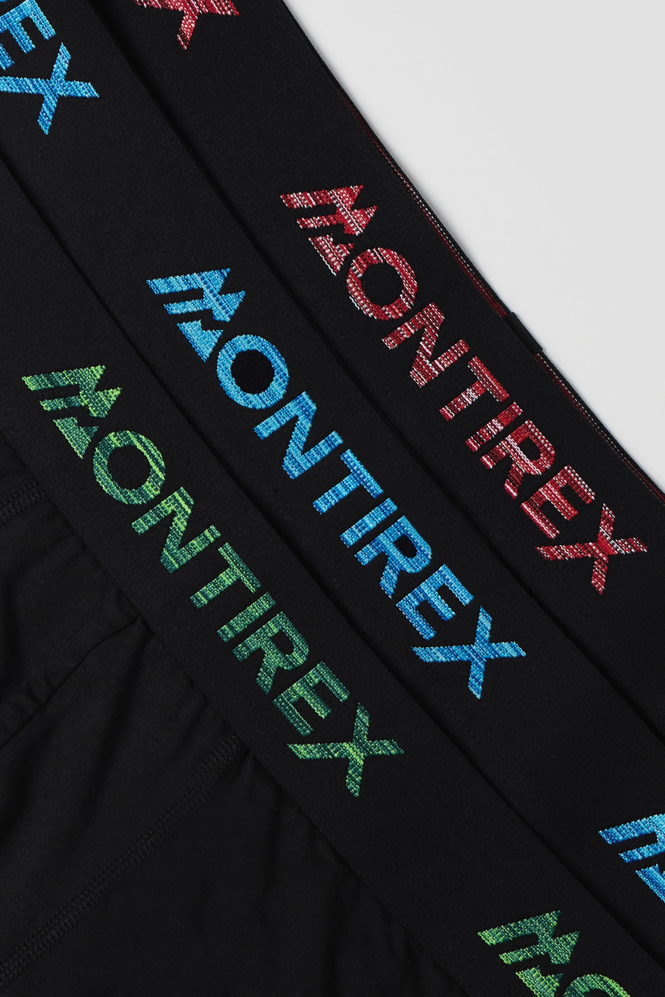 3 Pack Trail Boxer - Black/Red/Green/Blue - Image 3