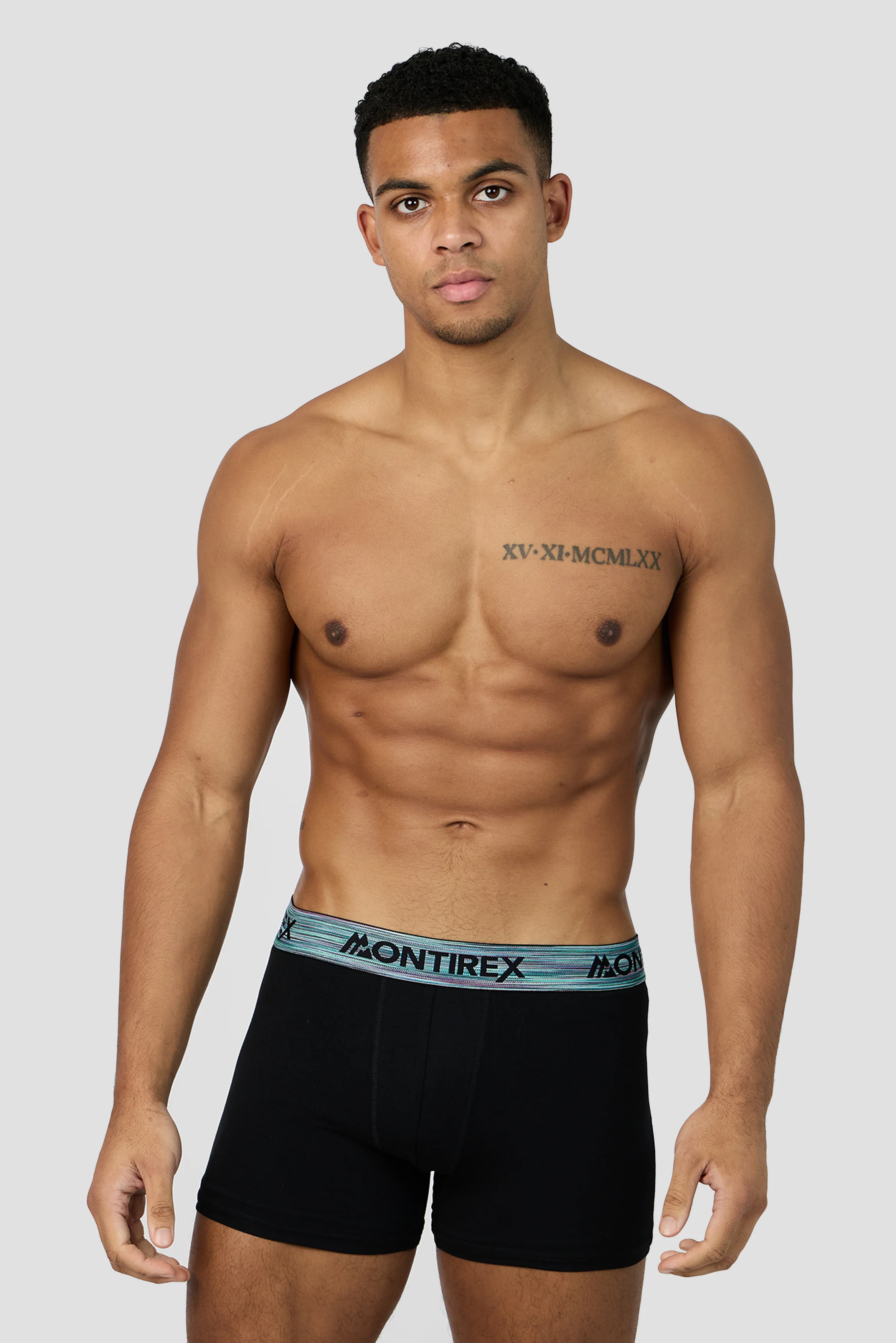 3 Pack Trail Boxer - Black/Ocean Abyss/Cement Grey/Maya Blue - Image 2