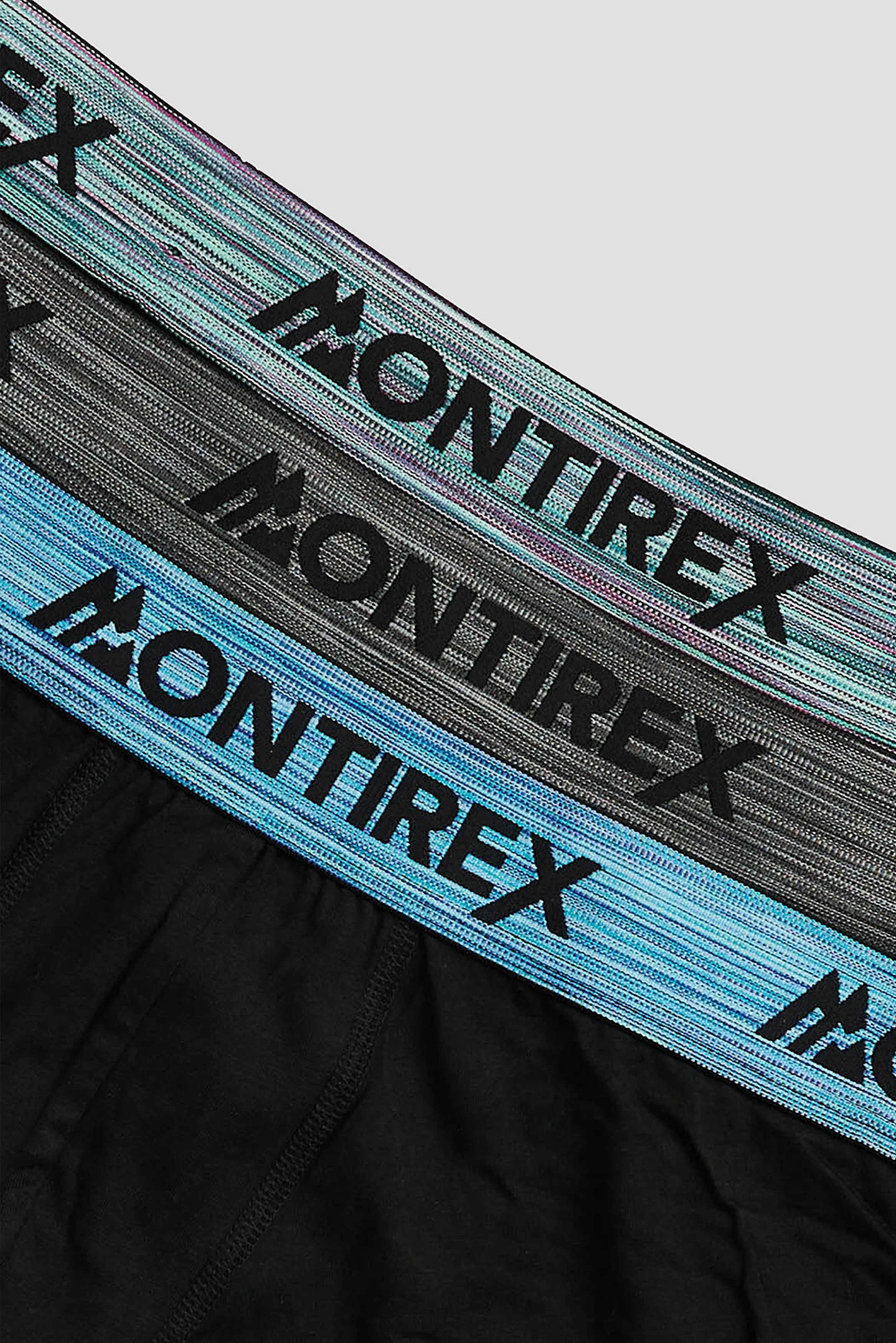 3 Pack Trail Boxer - Black/Ocean Abyss/Cement Grey/Maya Blue - Image 4