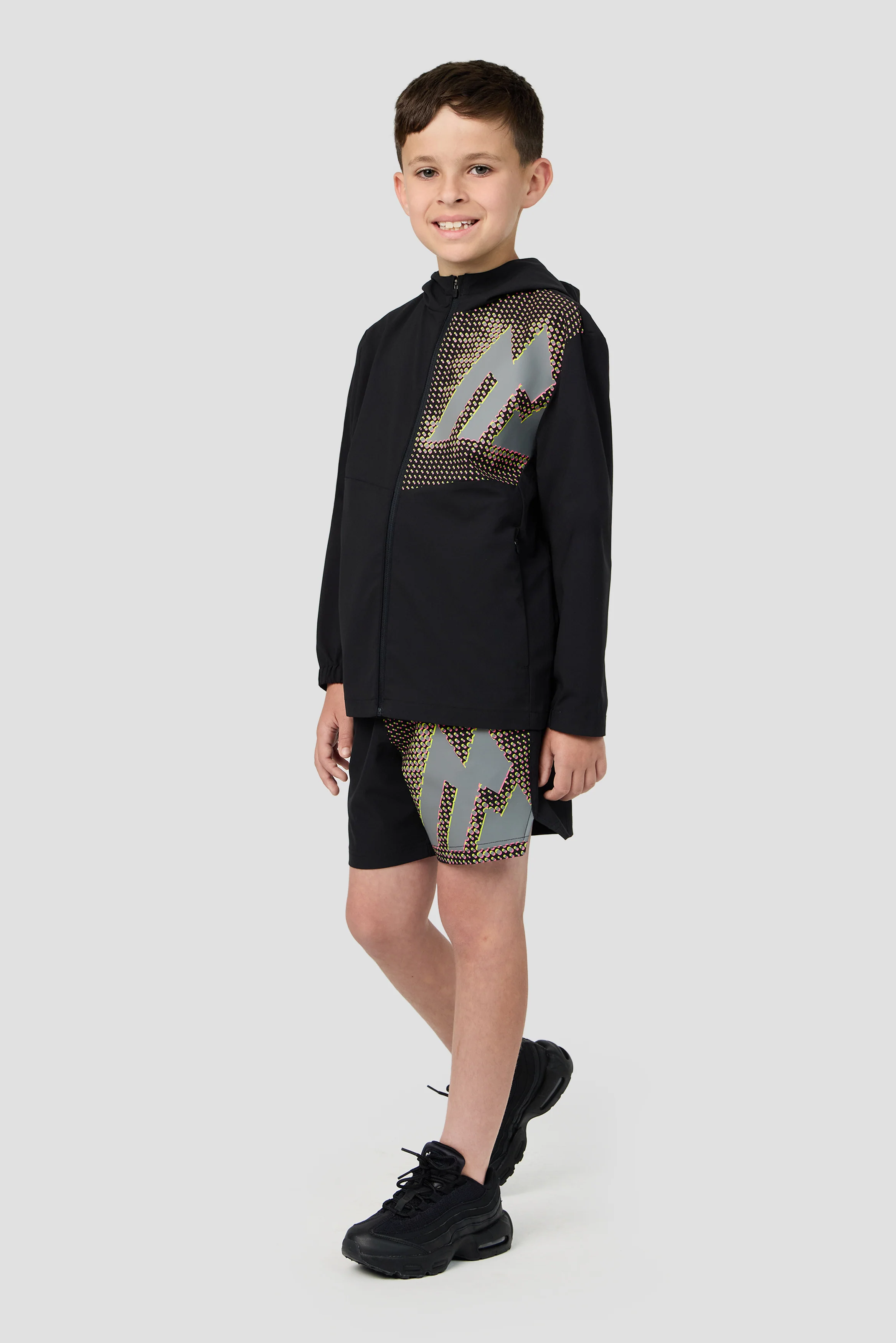 Boys Aero Short - Black - Image 5