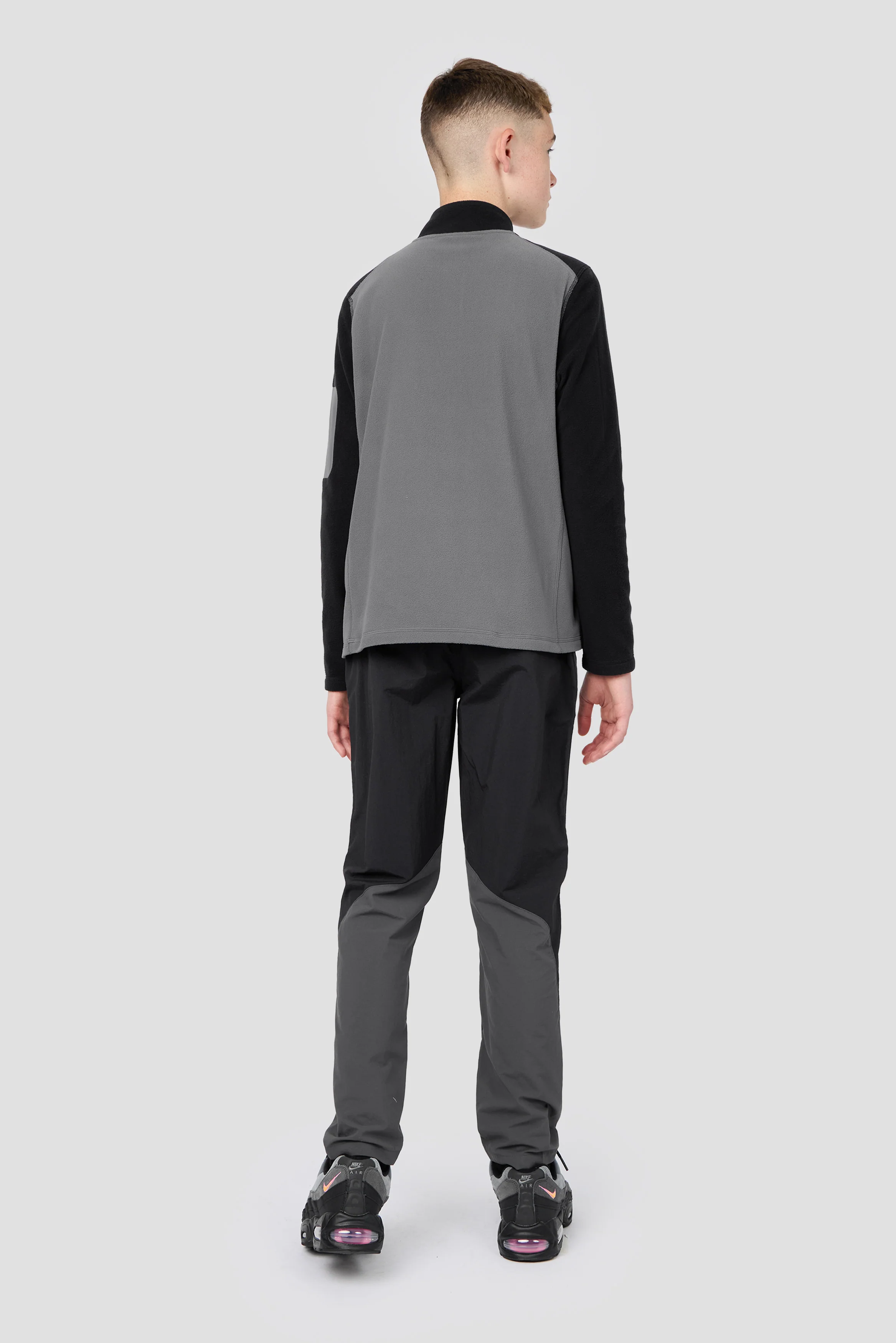 Boys Altitude Polartec® Fleece - Black/Cement Grey - Image 4