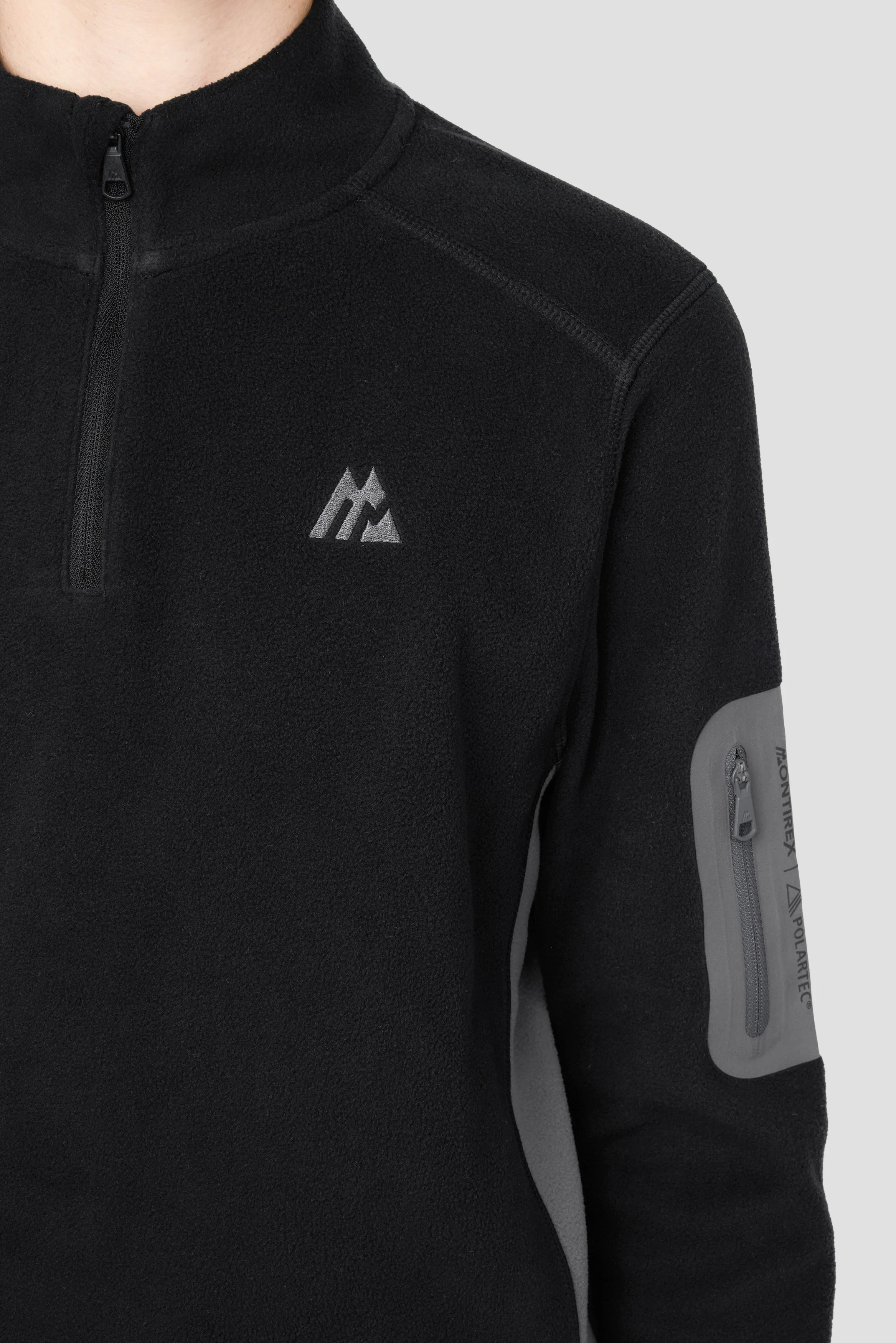 Boys Altitude Polartec® Fleece - Black/Cement Grey - Image 5