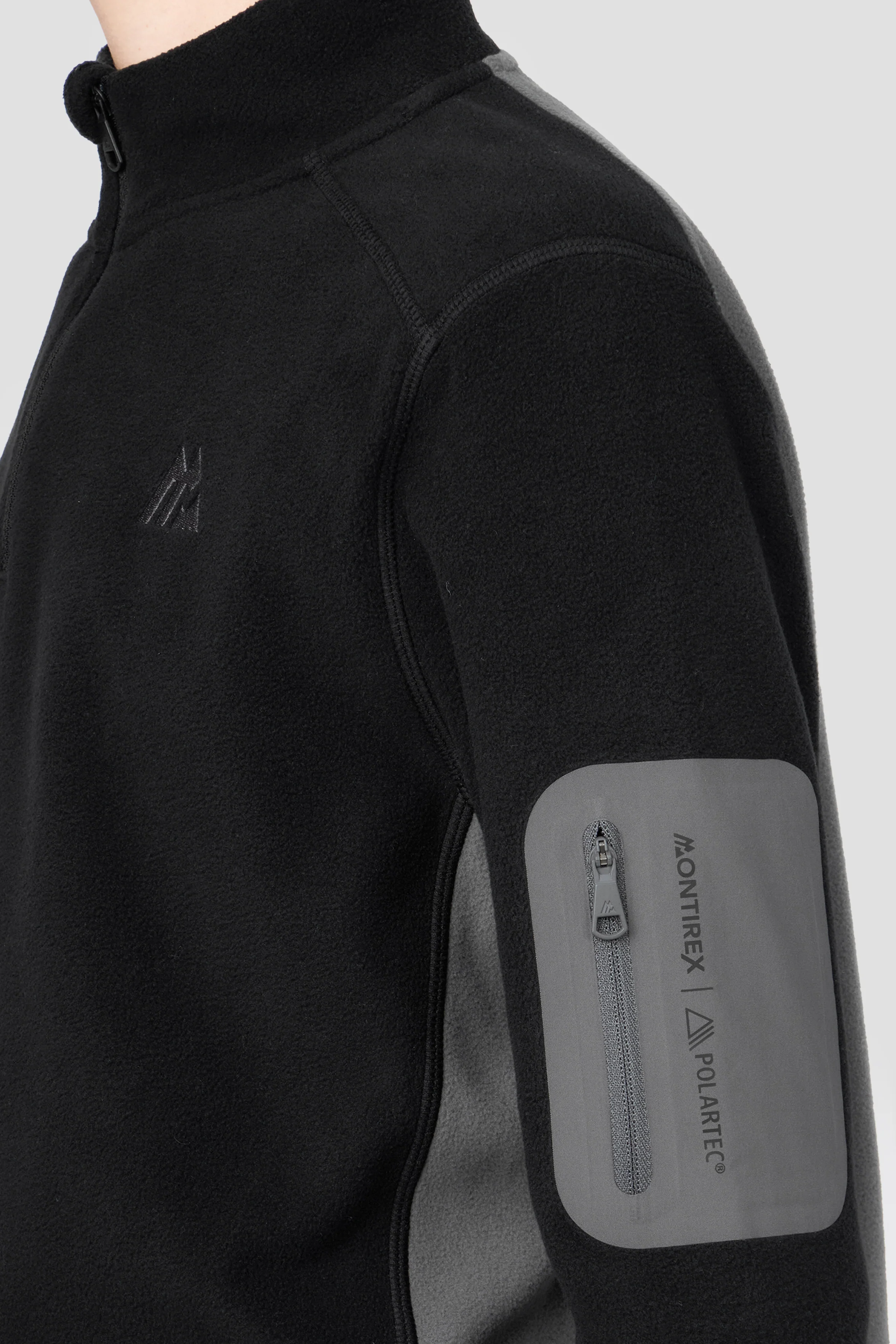 Boys Altitude Polartec® Fleece - Black/Cement Grey - Image 6