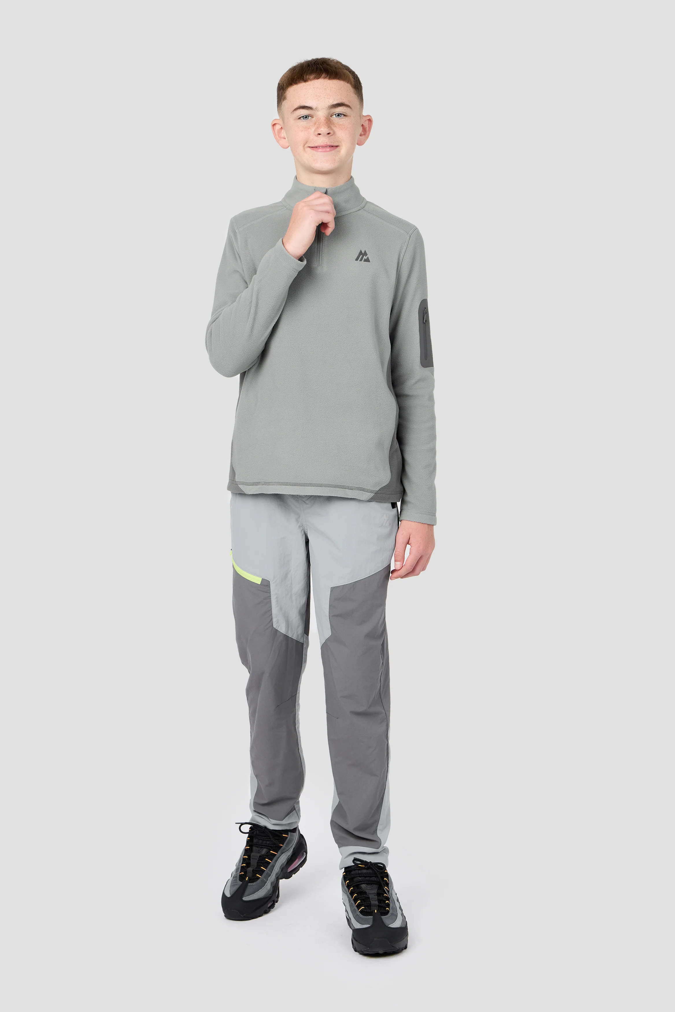 Boys Altitude Polartec® Fleece - Platinum Grey/Cement Grey - Image 3