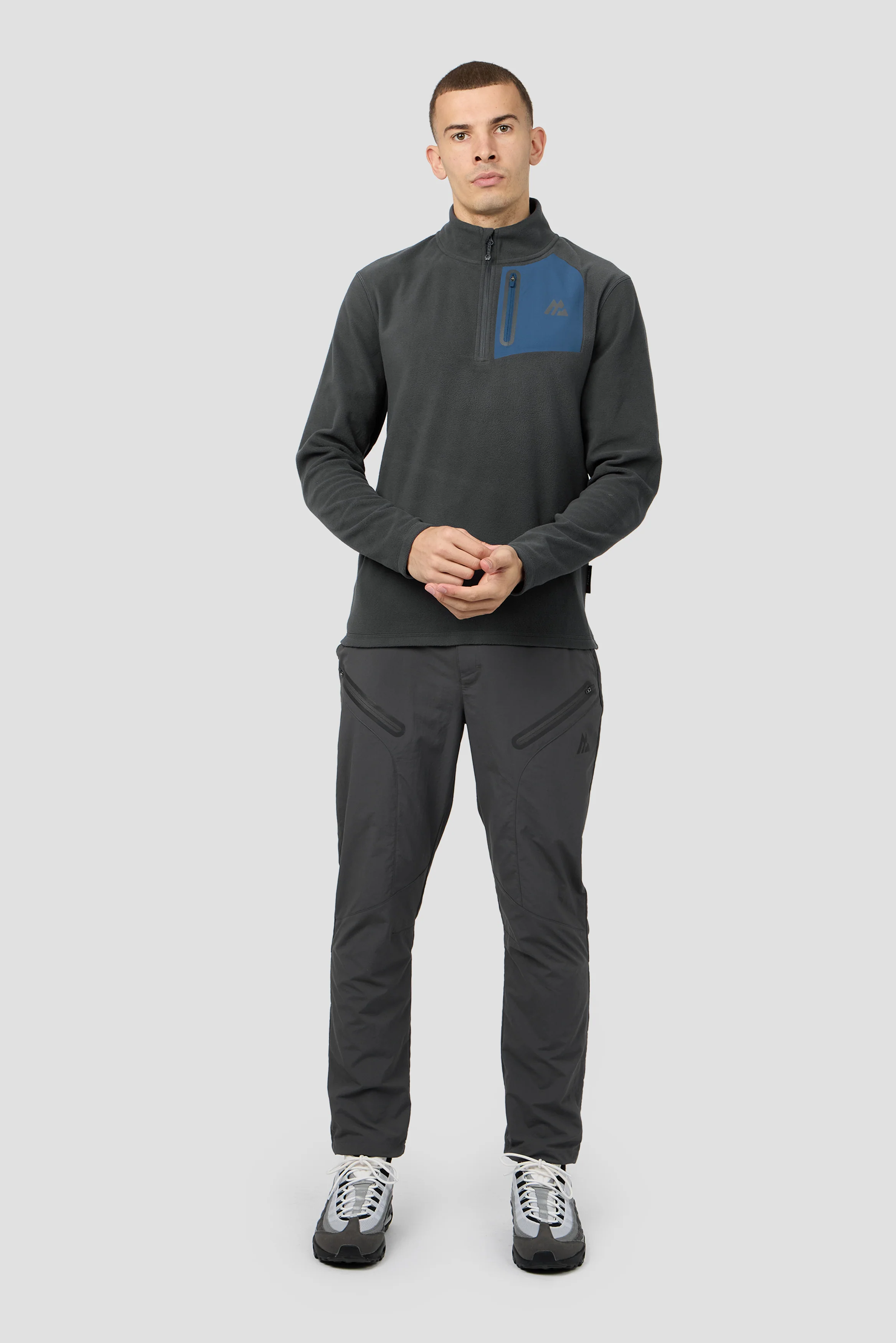 Ascent Polartec® Fleece - Asphalt/Naval - Image 3