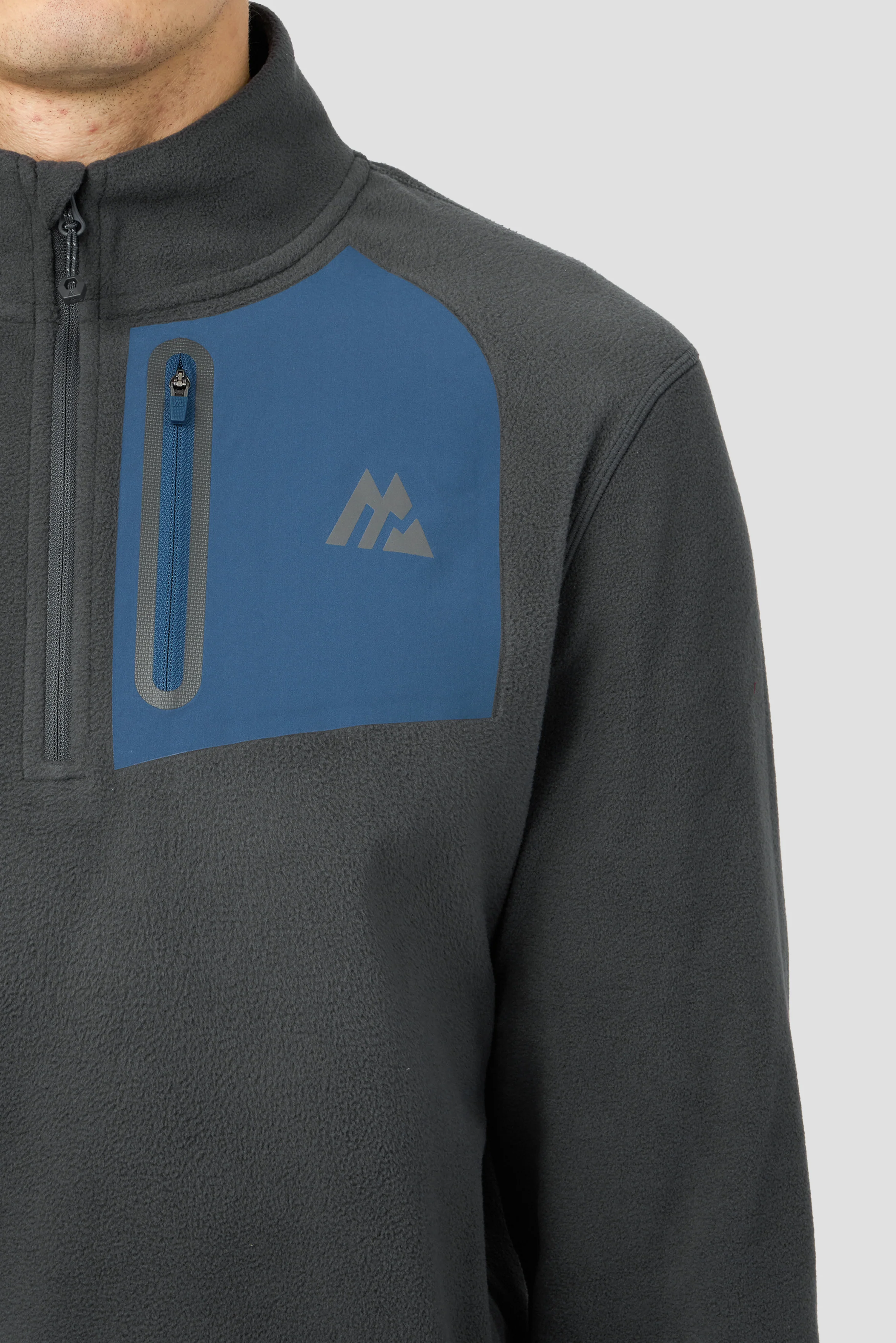 Ascent Polartec® Fleece - Asphalt/Naval - Image 5