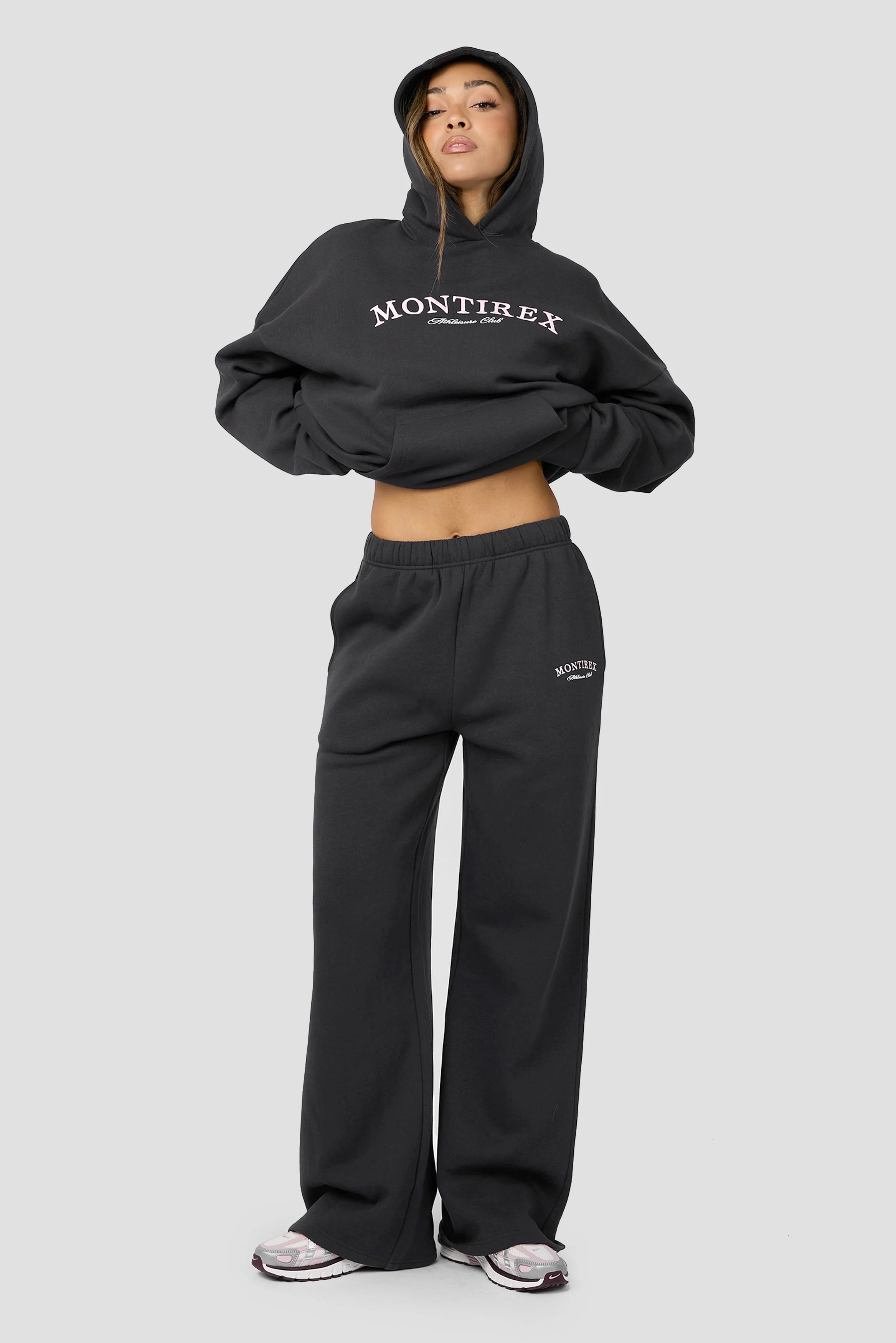 Athleisure Club Hood - Washed Black - Image 5