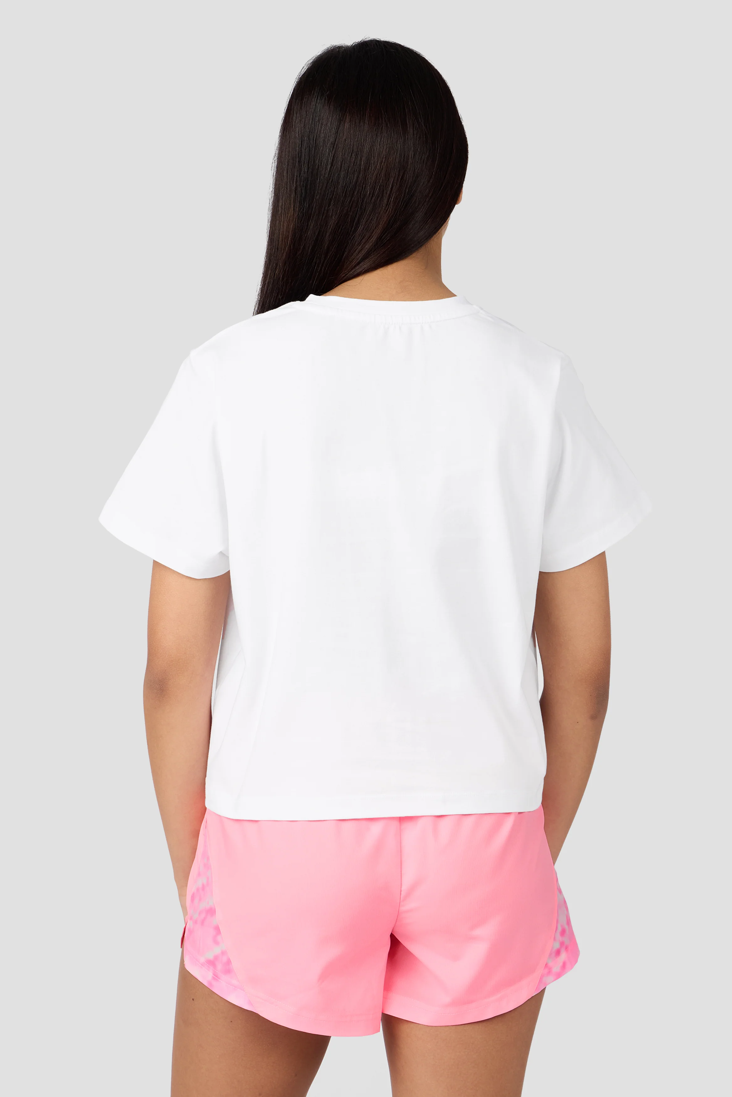 Girls Celeste Graphic T-Shirt - White/Candy Floss/Fuchsia - Image 2