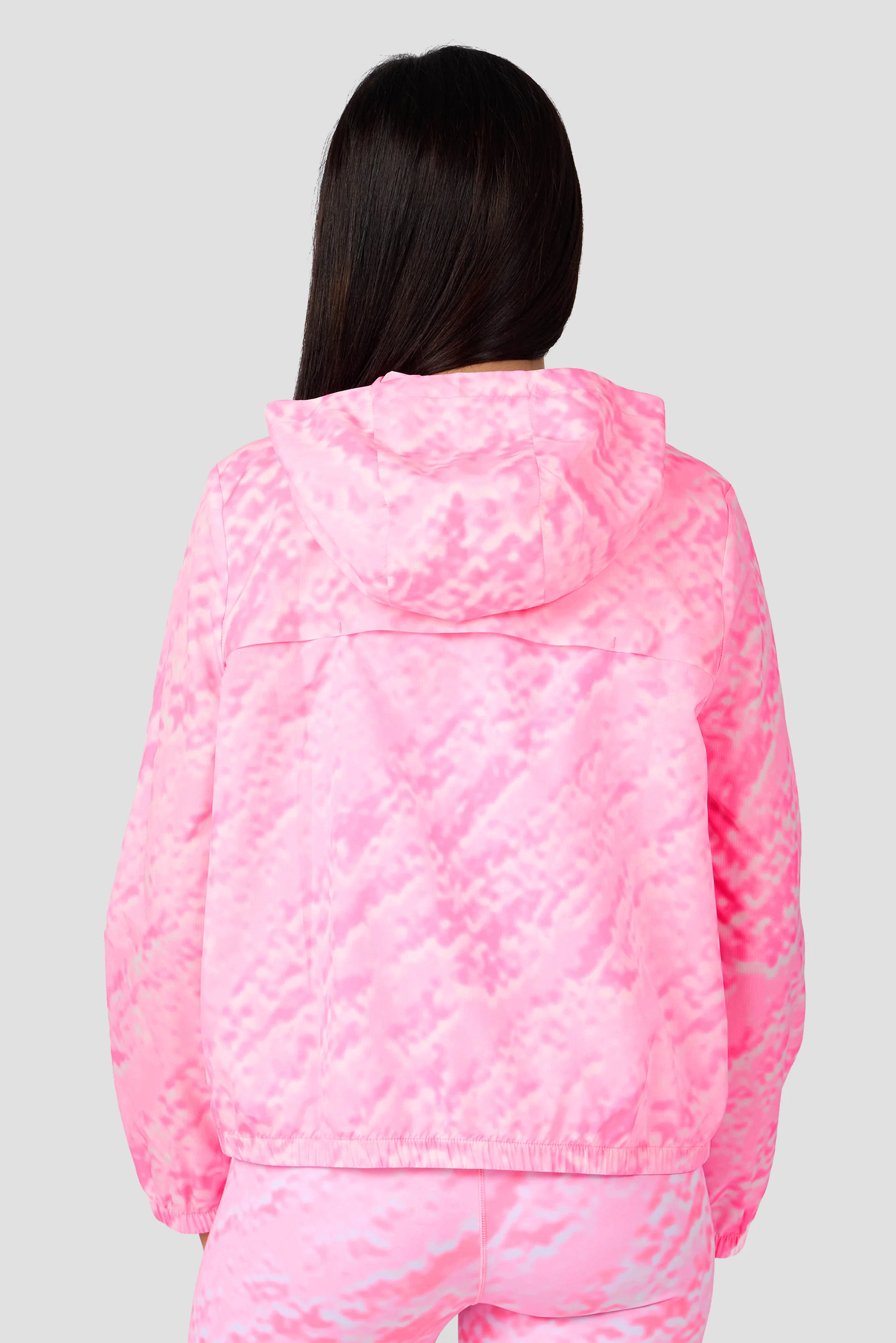 Girls Celeste Windbreaker  - Candy Floss/Fuchsia/White - Image 2
