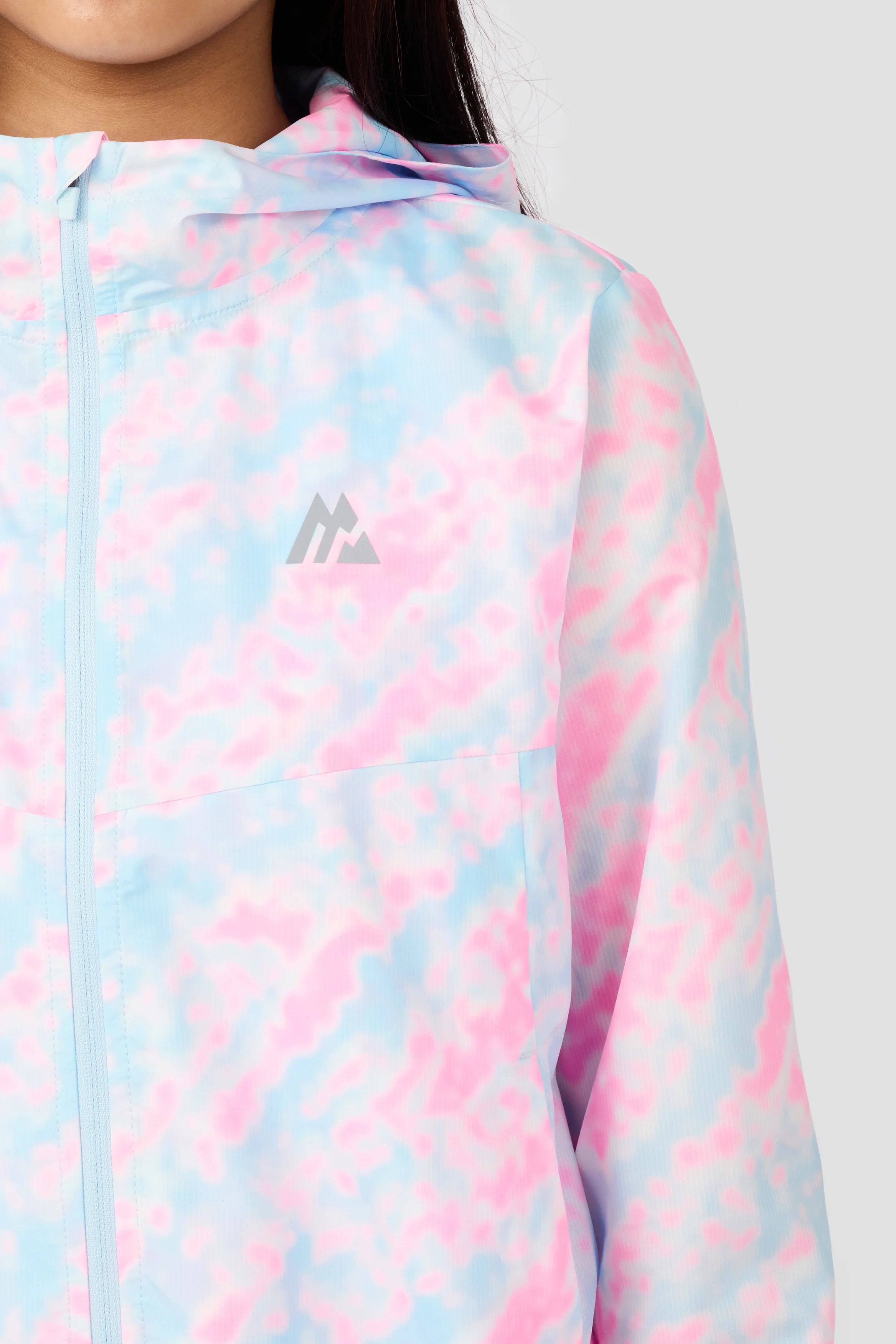Girls Celeste Windbreaker  - Misty Blue/Candy Floss/White - Image 3
