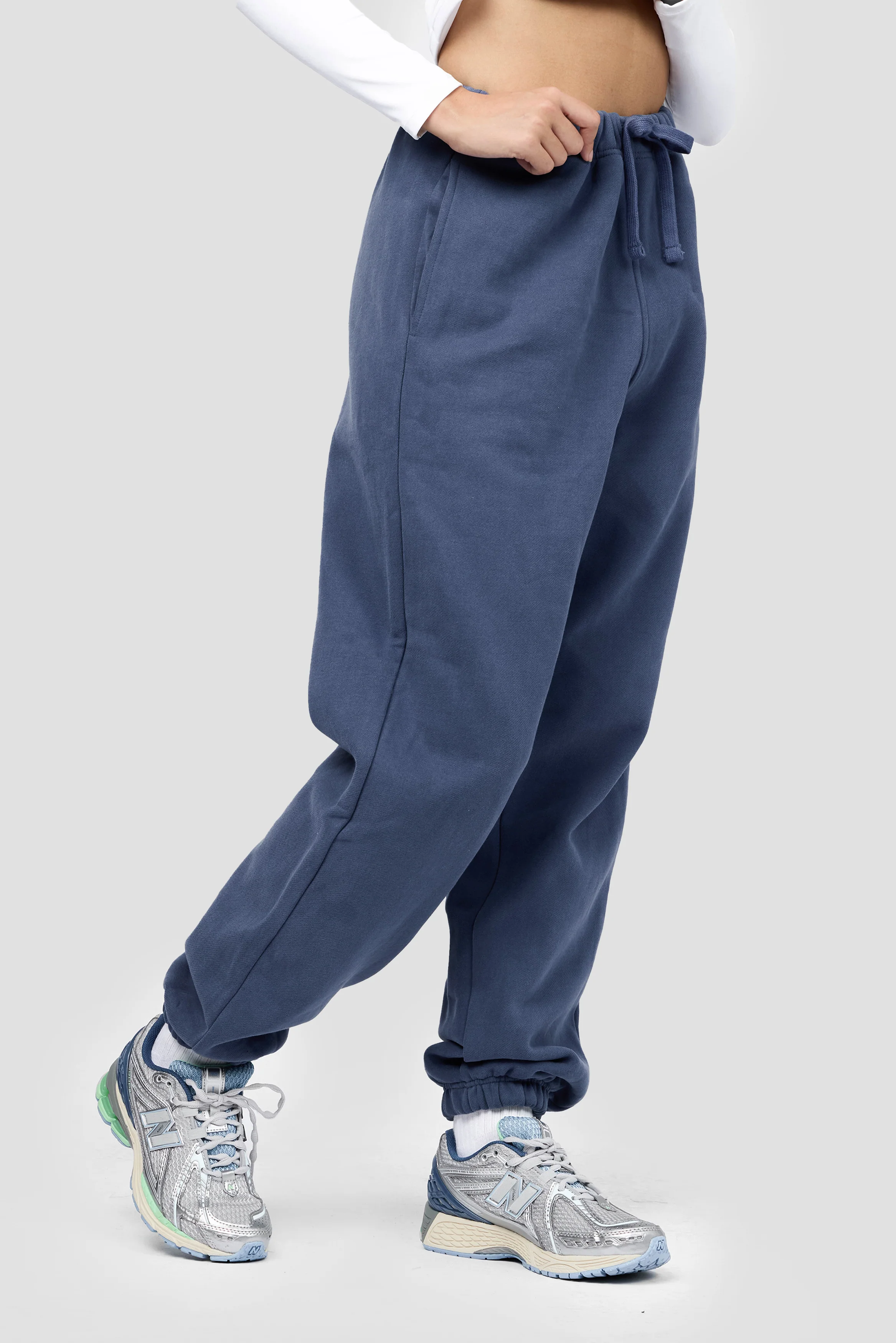 Form Fleece Jogger - Greyed Indigo - Image 2
