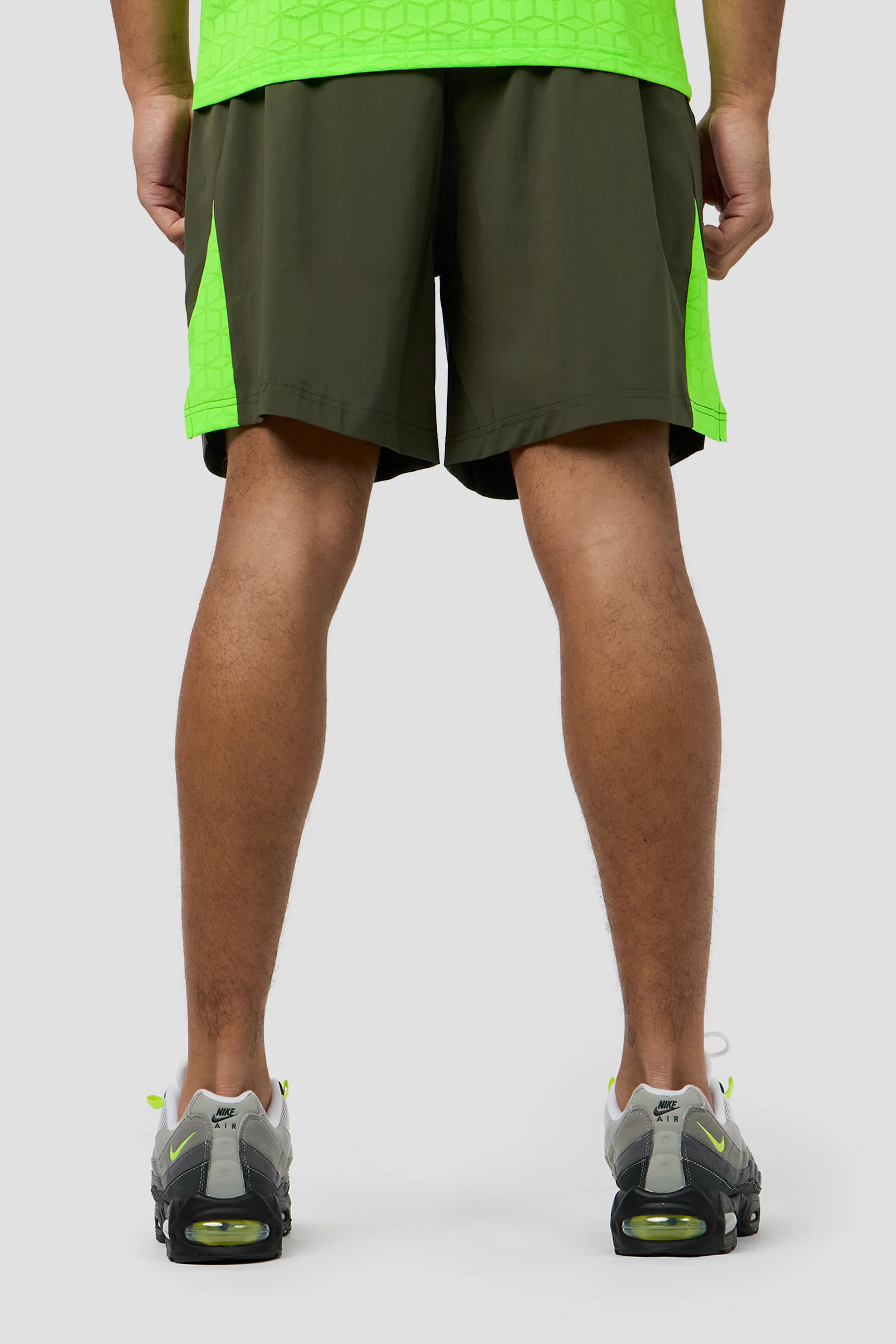 Cube Short - Elm/Neon Green - Image 4