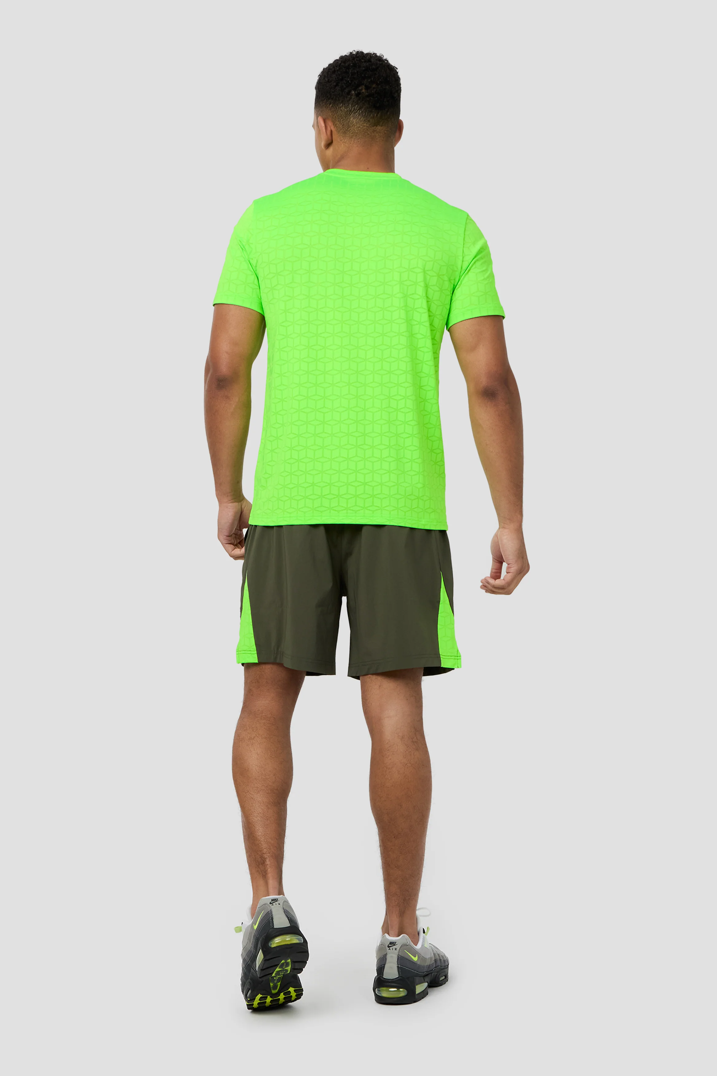 Cube Short - Elm/Neon Green - Image 6
