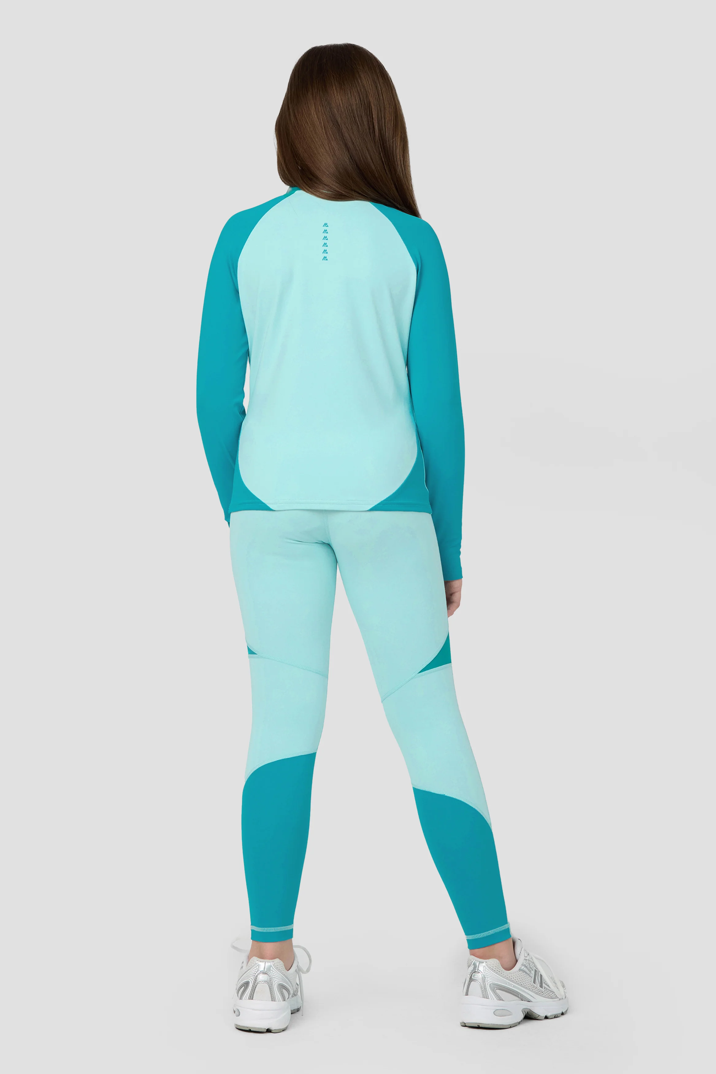 Girls Dash 1/4 Zip - Arctic Blue/Pacific - Image 4