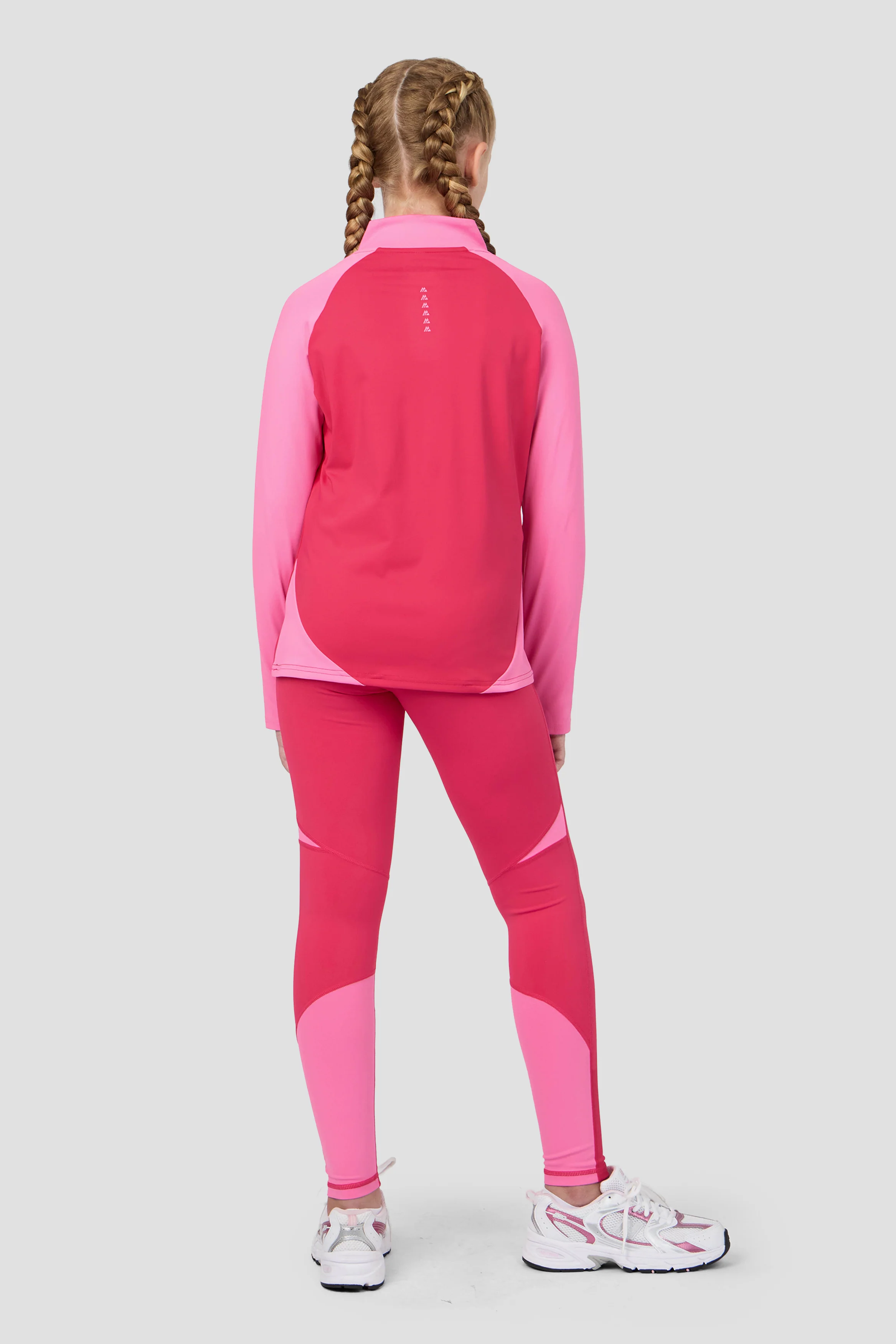 Girls Dash Legging - Hibiscus/Framboise - Image 6