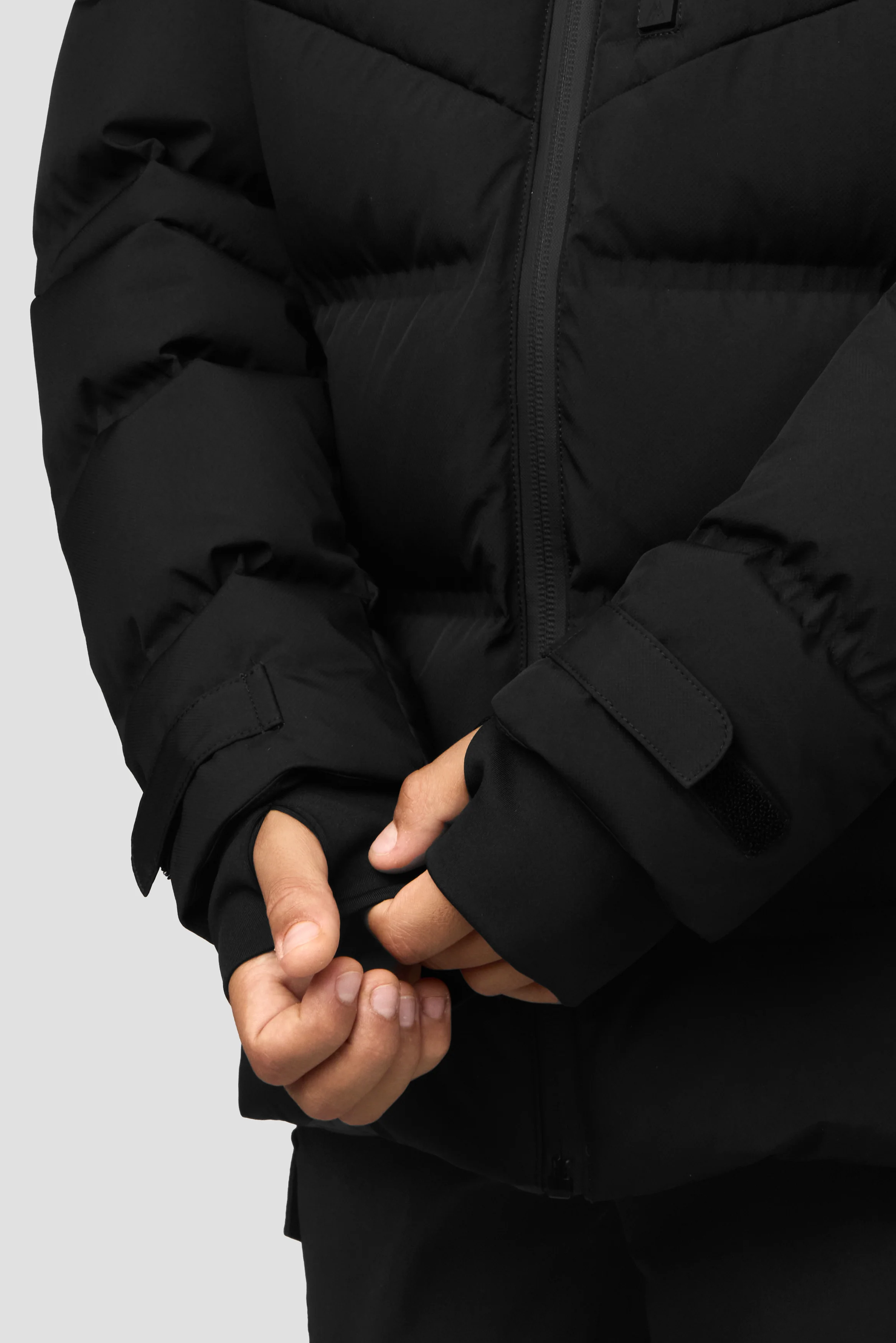 Boys Descent Down Jacket - Black - Image 6