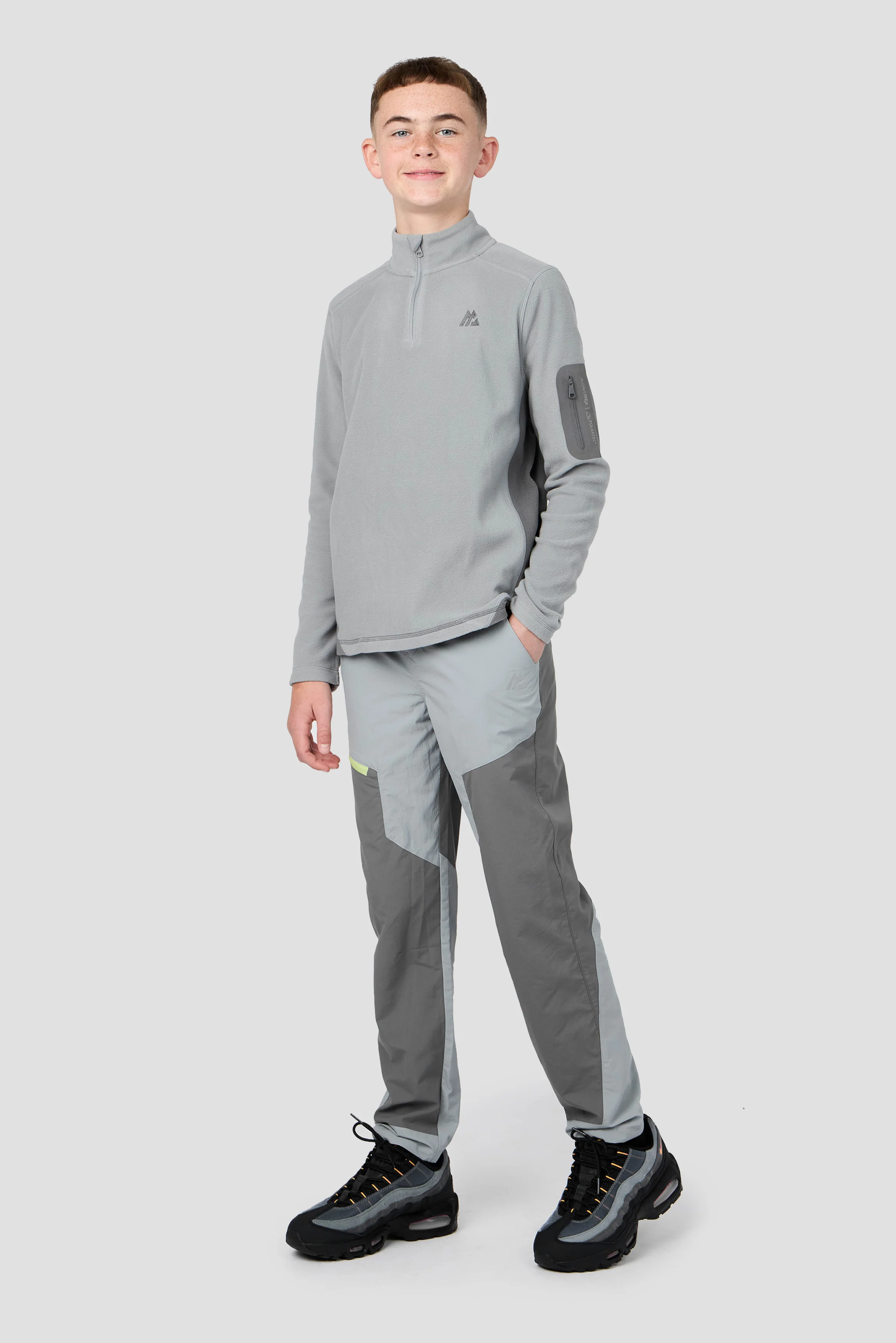 Boys Descent Pant - Cement Grey/Platinum Grey - Image 5