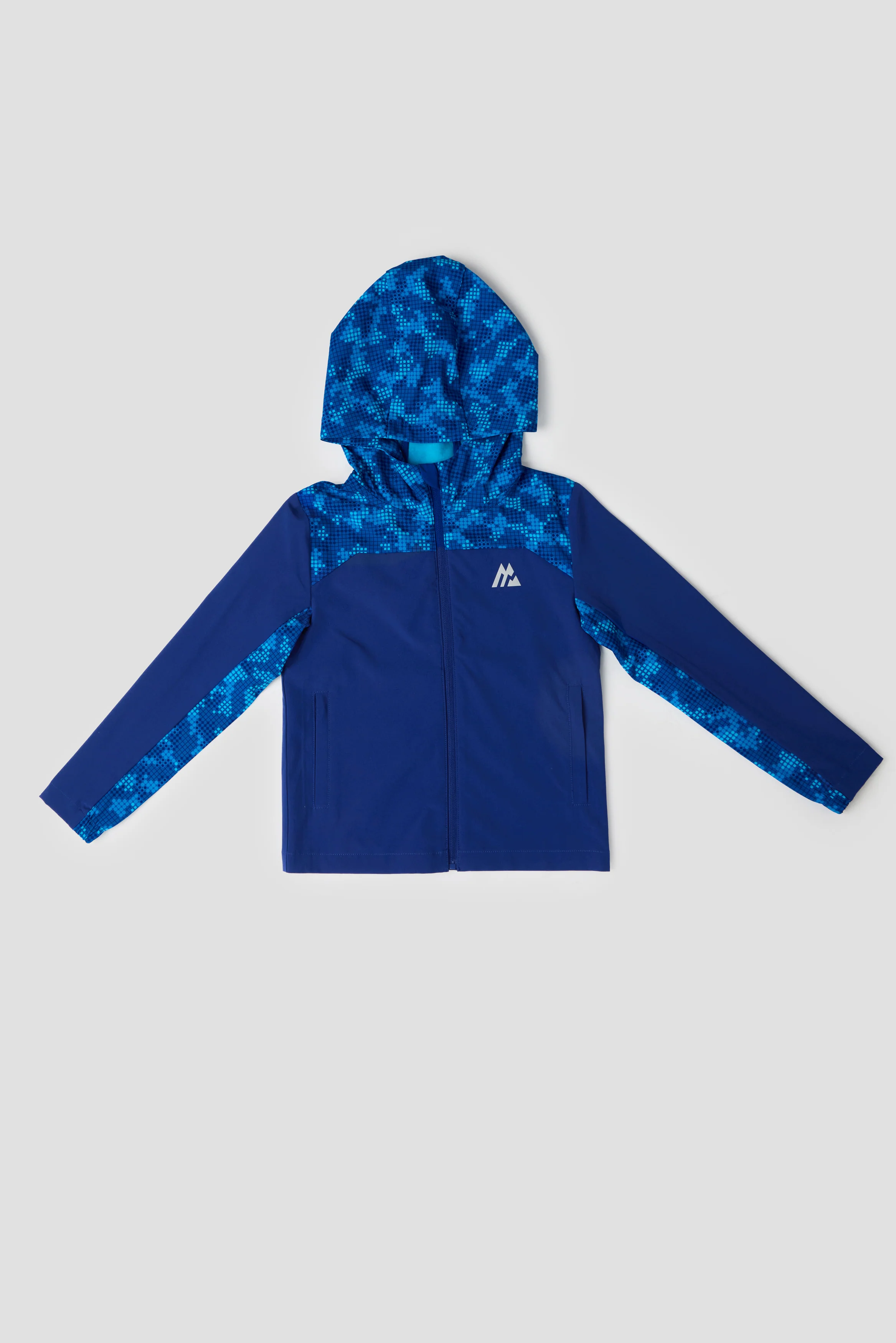 Infant Boys Descent Print Jacket - Marine Blue/Cobalt Blue/Maya Blue - Image 4