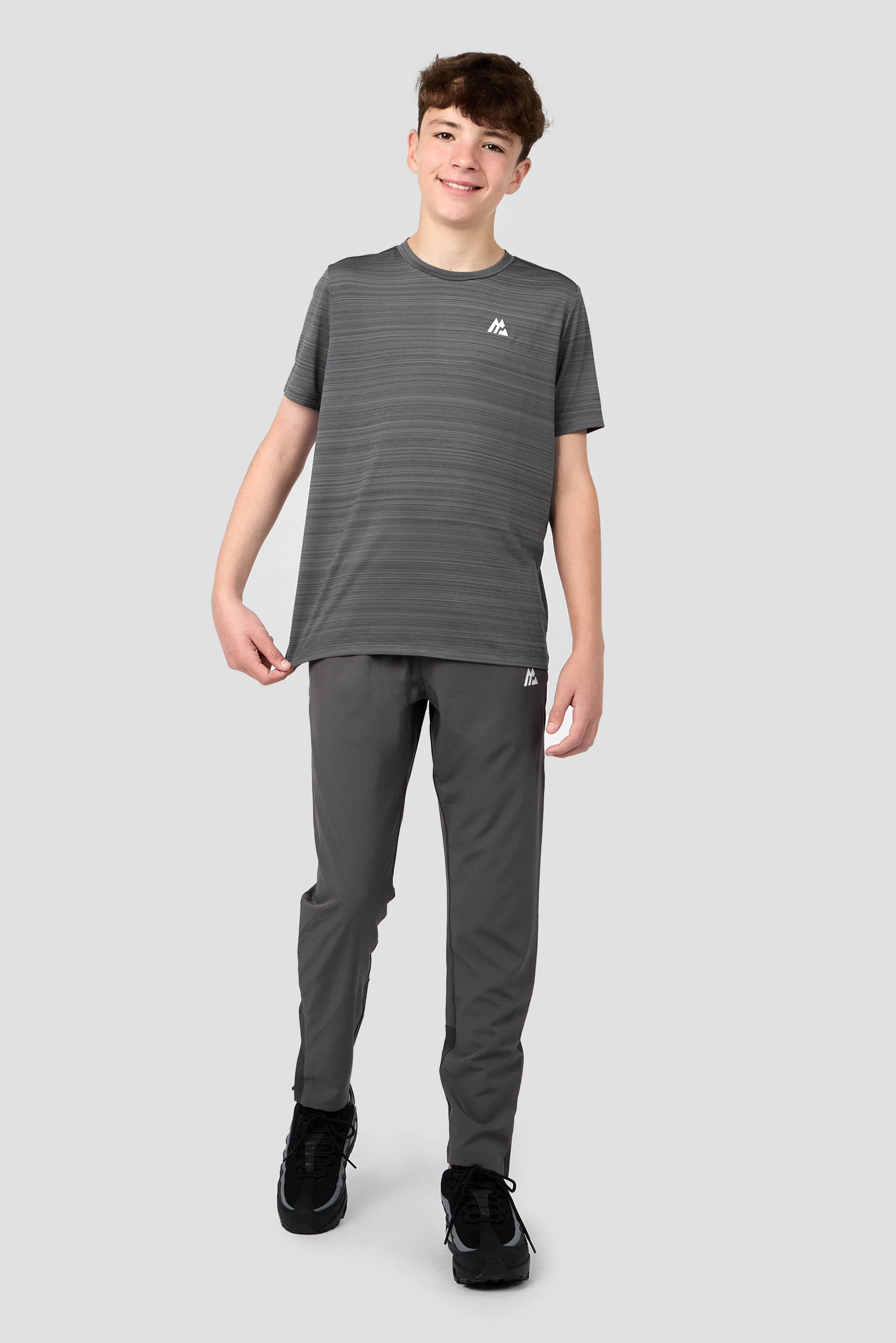 Boys Drift T-Shirt - Cement Grey/Asphalt - Image 3