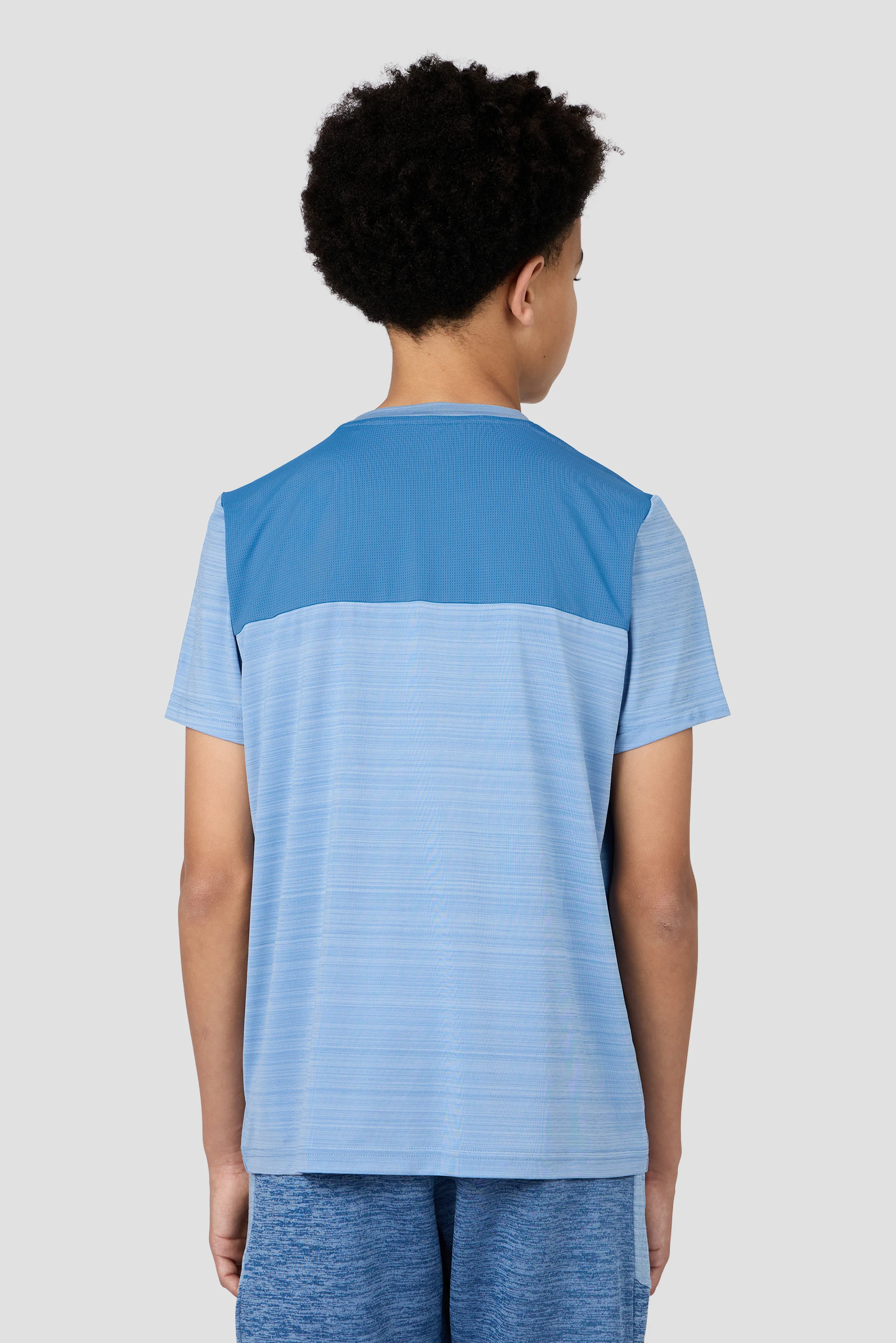 Boys Drift T-Shirt - Cloudy Blue/Charcoal Blue - Image 2