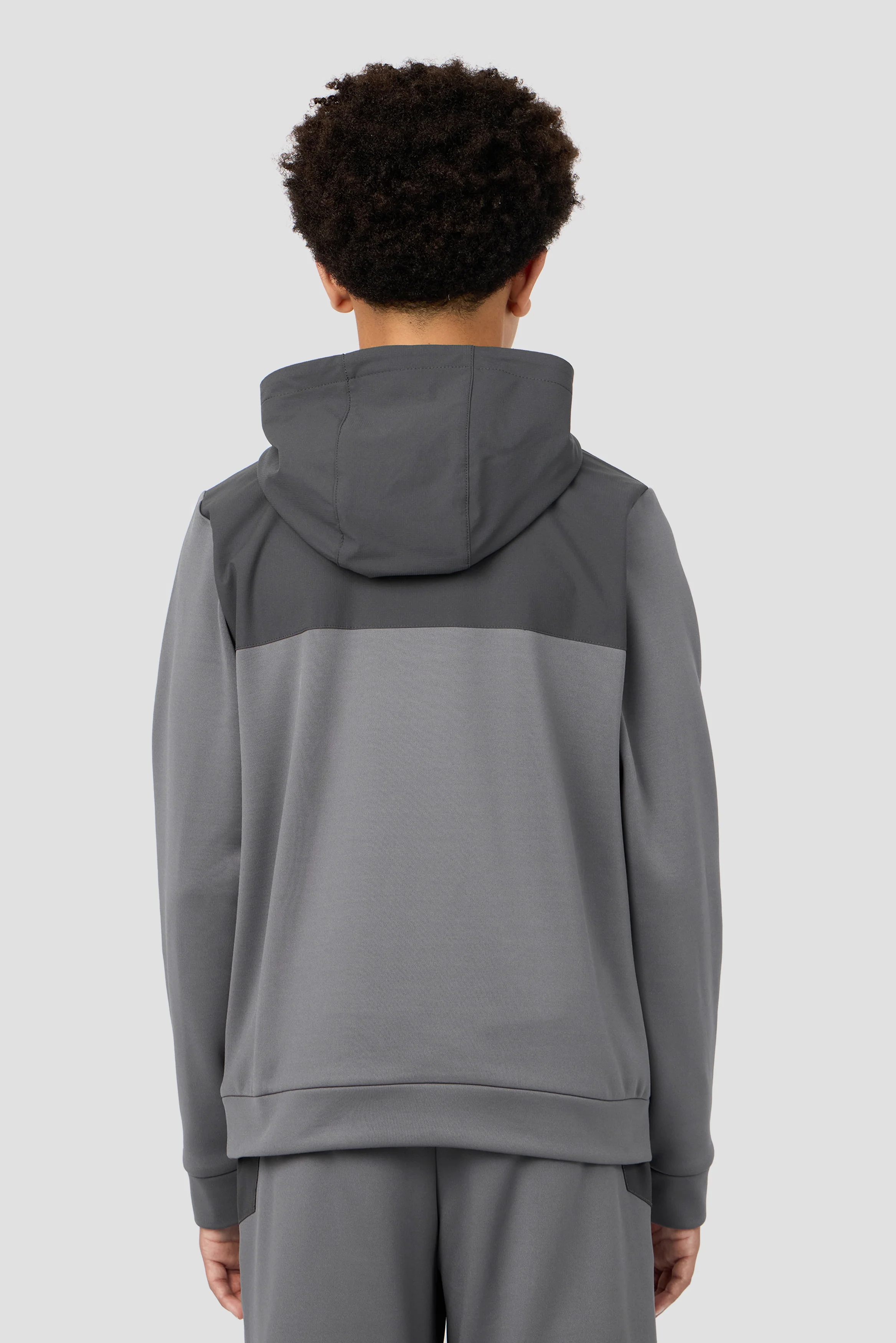 Boys Dyna Hood - Cement Grey/Asphalt - Image 2