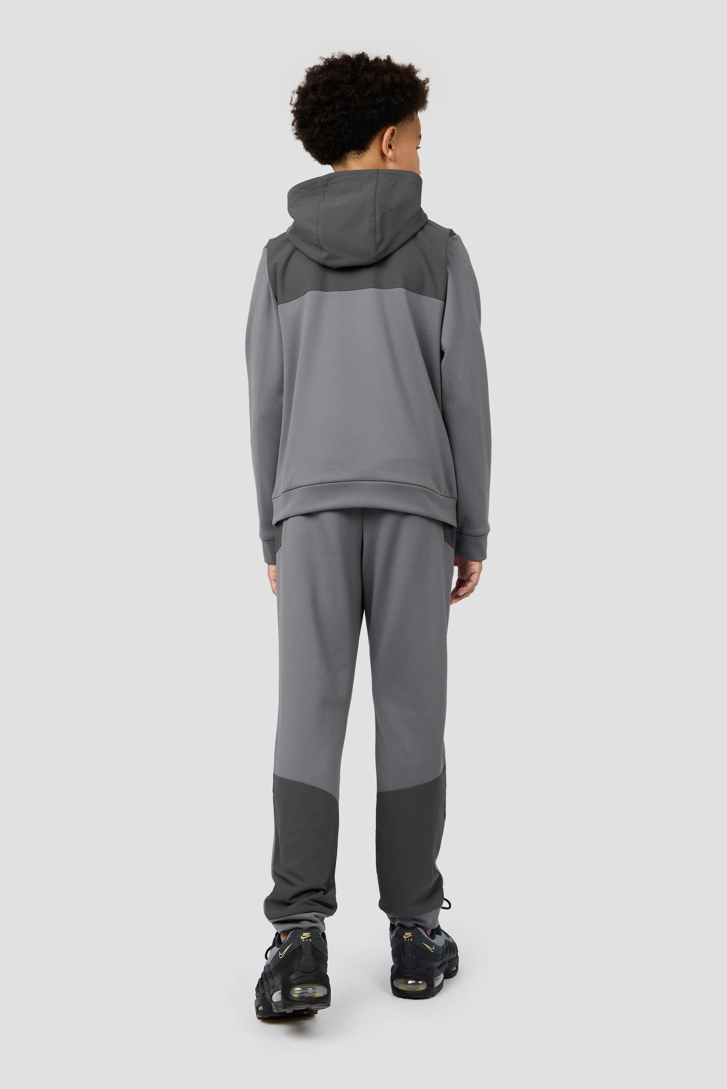 Boys Dyna Hood - Cement Grey/Asphalt - Image 4