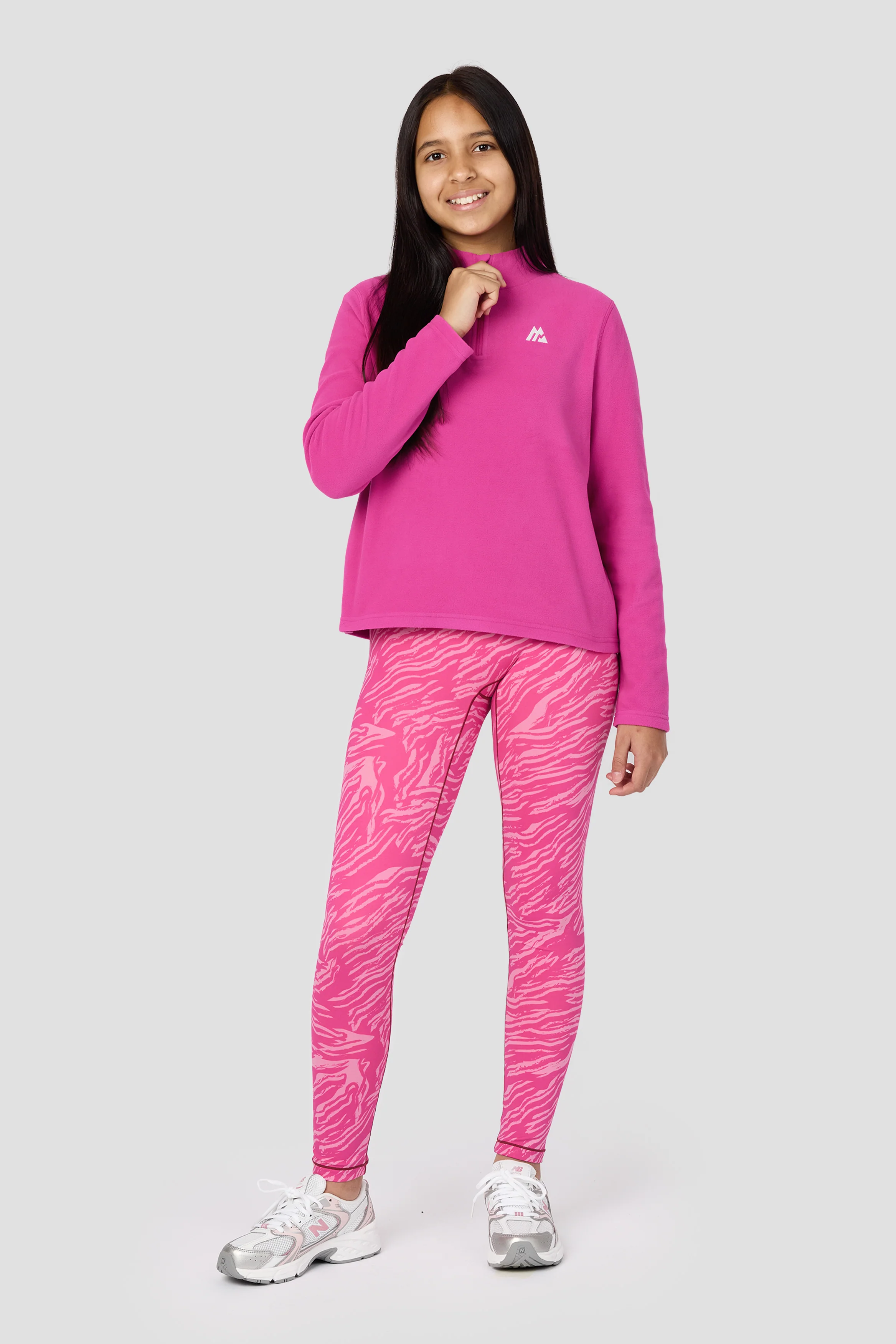 Girls Everest Polartec® Oversized 1/4 Zip Fleece - Anastasia - Image 3
