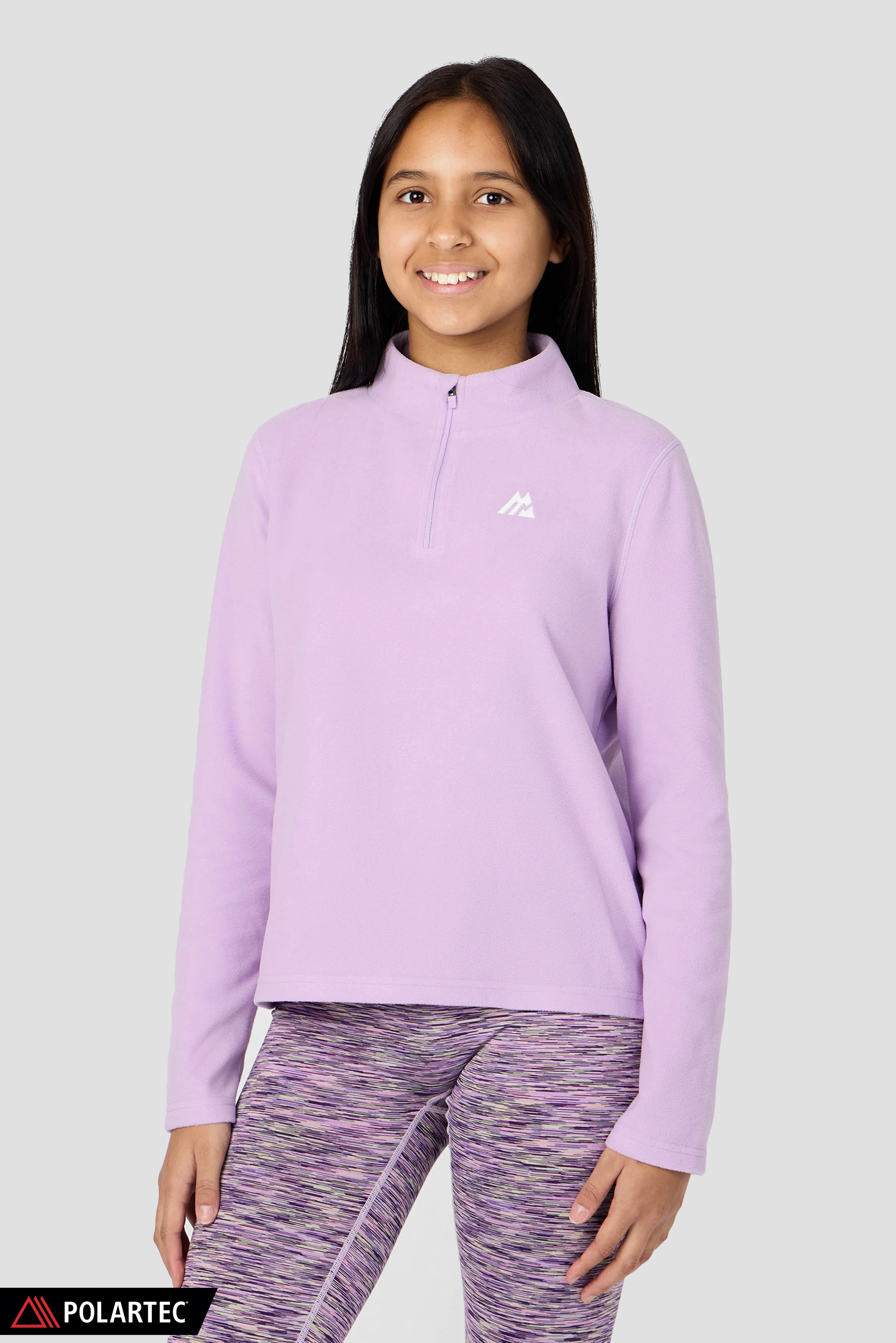 Girls Everest Polartec® Oversized 1/4 Zip Fleece - Parma