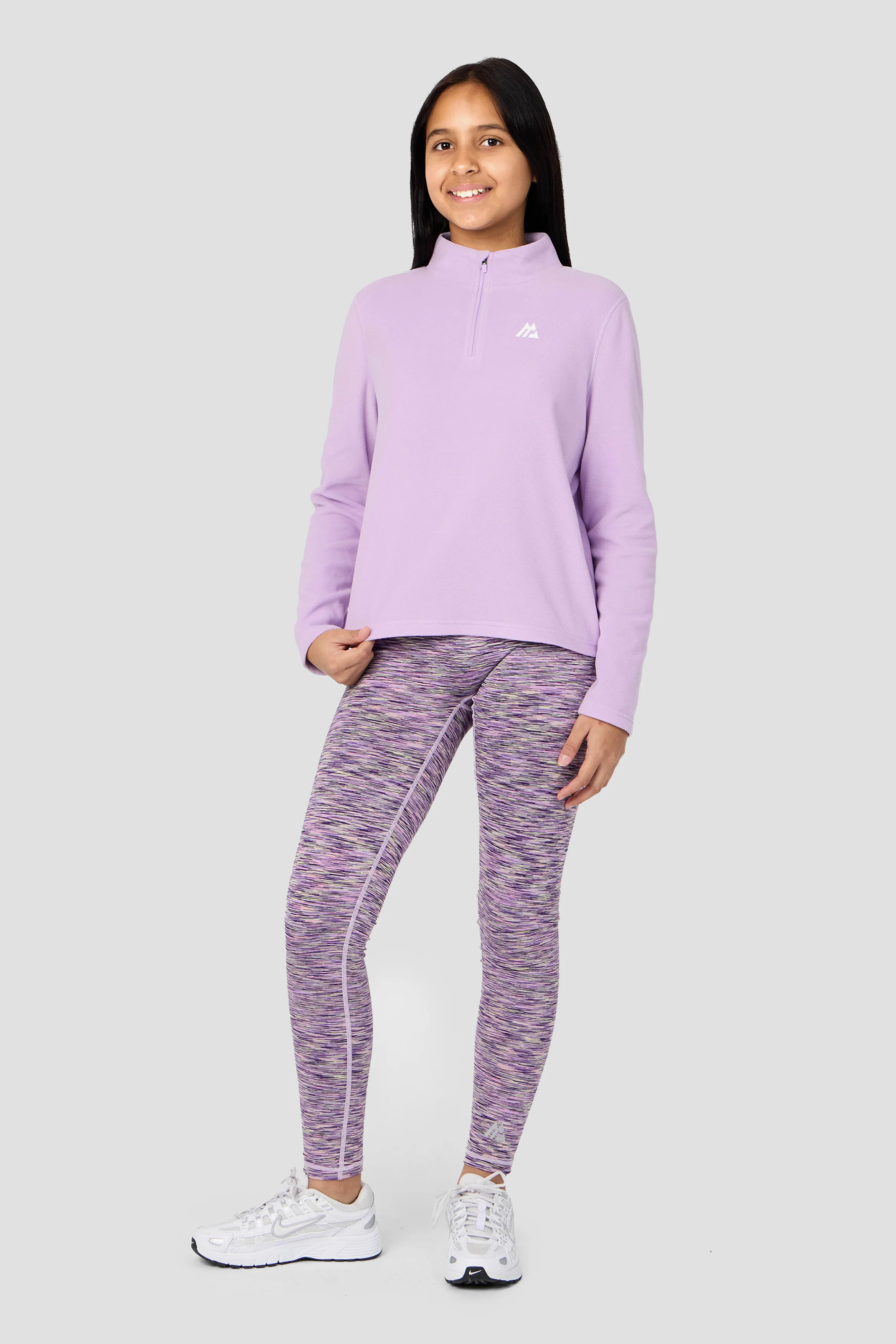 Girls Everest Polartec® Oversized 1/4 Zip Fleece - Parma - Image 3