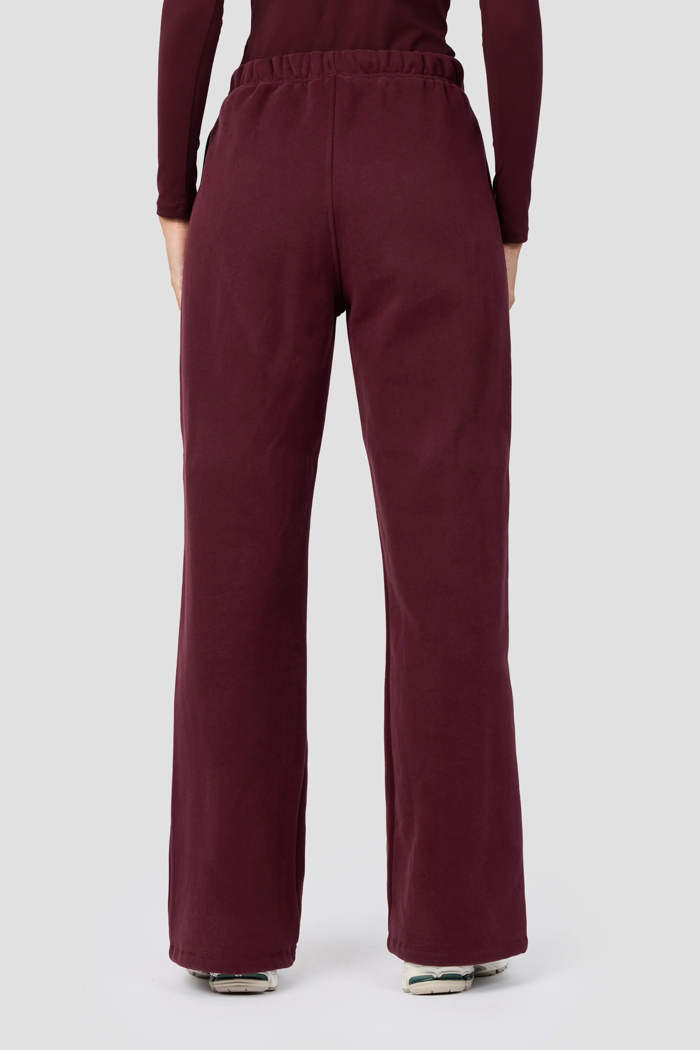 Form Fleece Wide Jogger - Malbec - Image 4