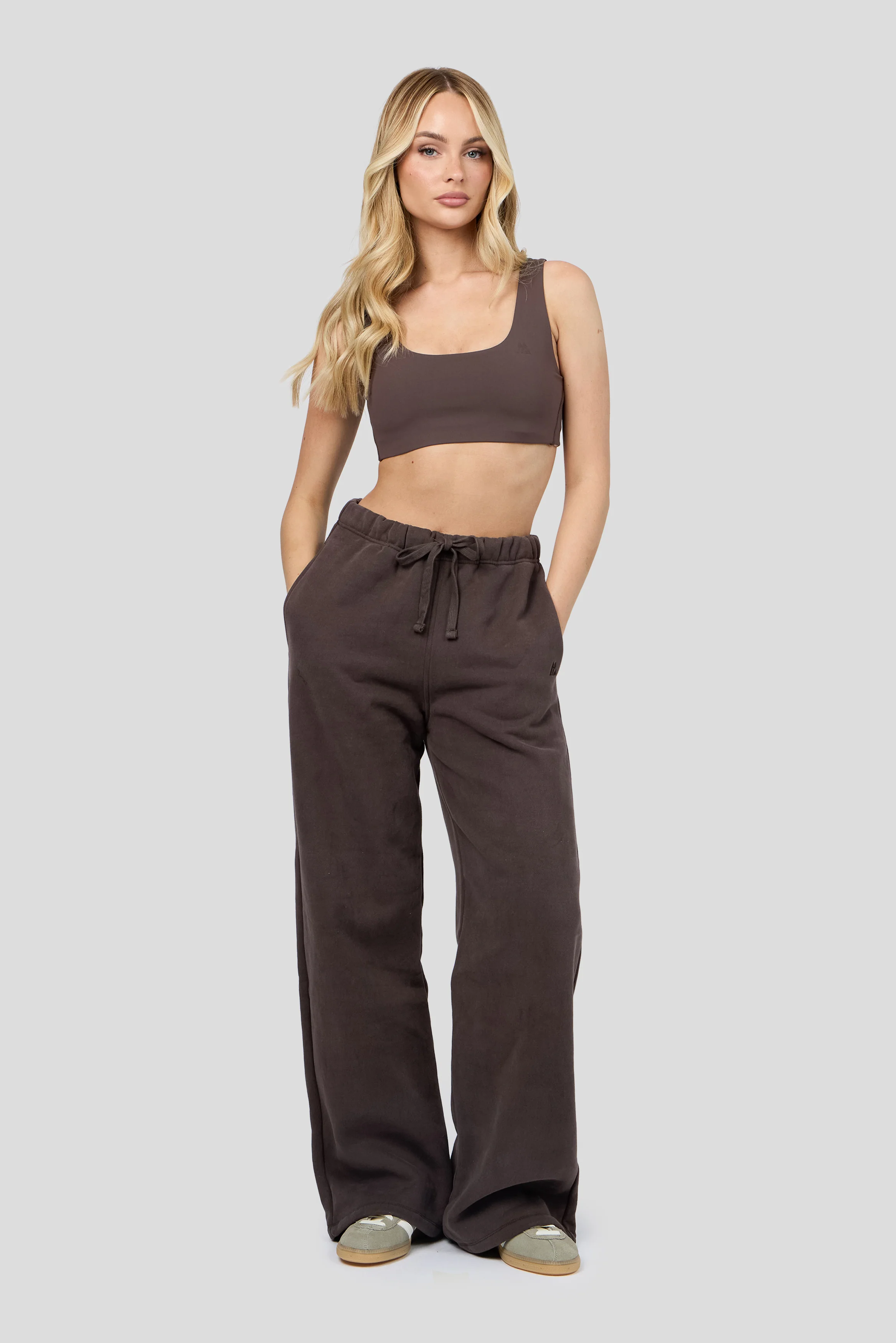 Form Fleece Wide Jogger - Cocoa - Image 5