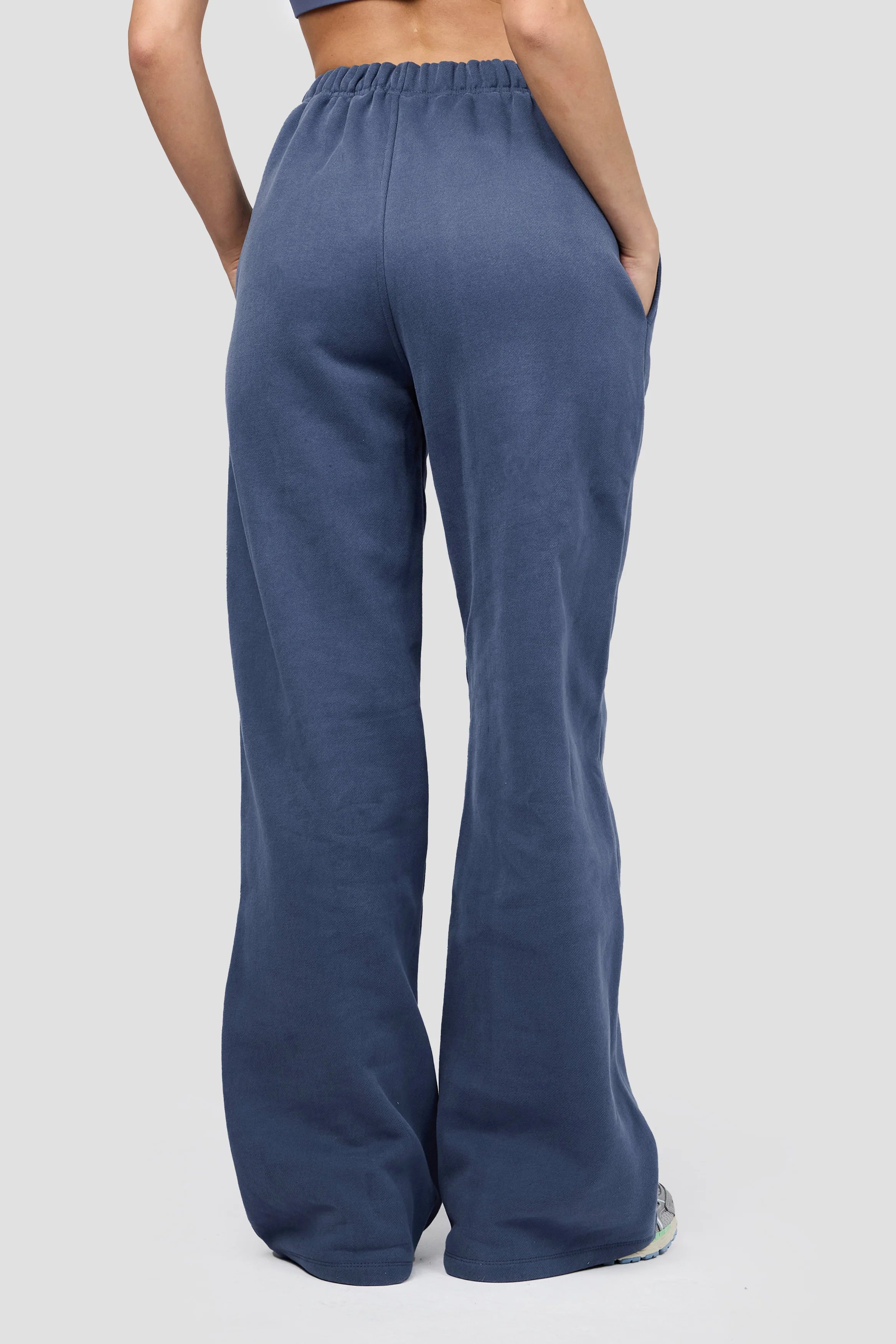Form Fleece Wide Jogger - Greyed Indigo - Image 4