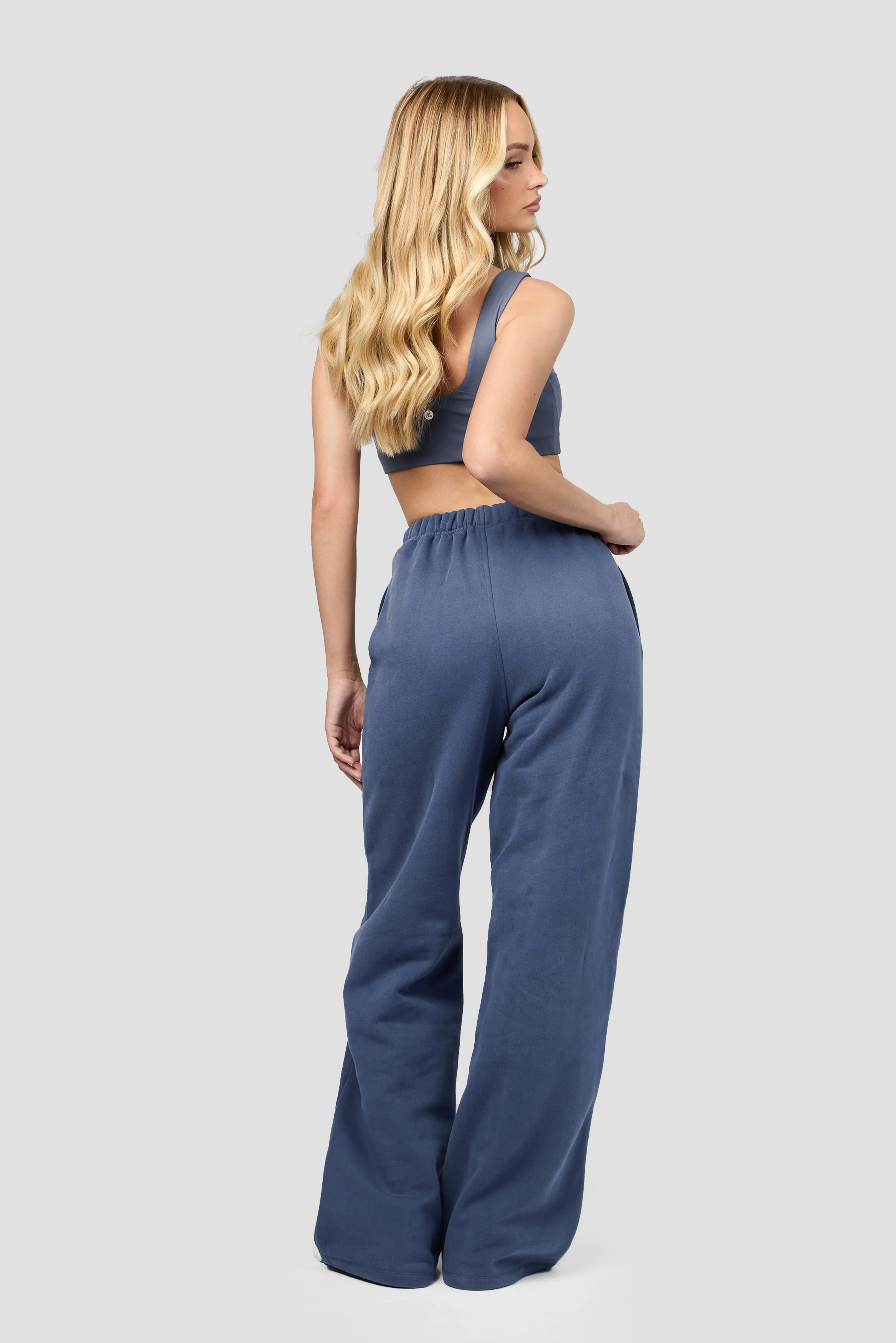 Form Fleece Wide Jogger - Greyed Indigo - Image 6
