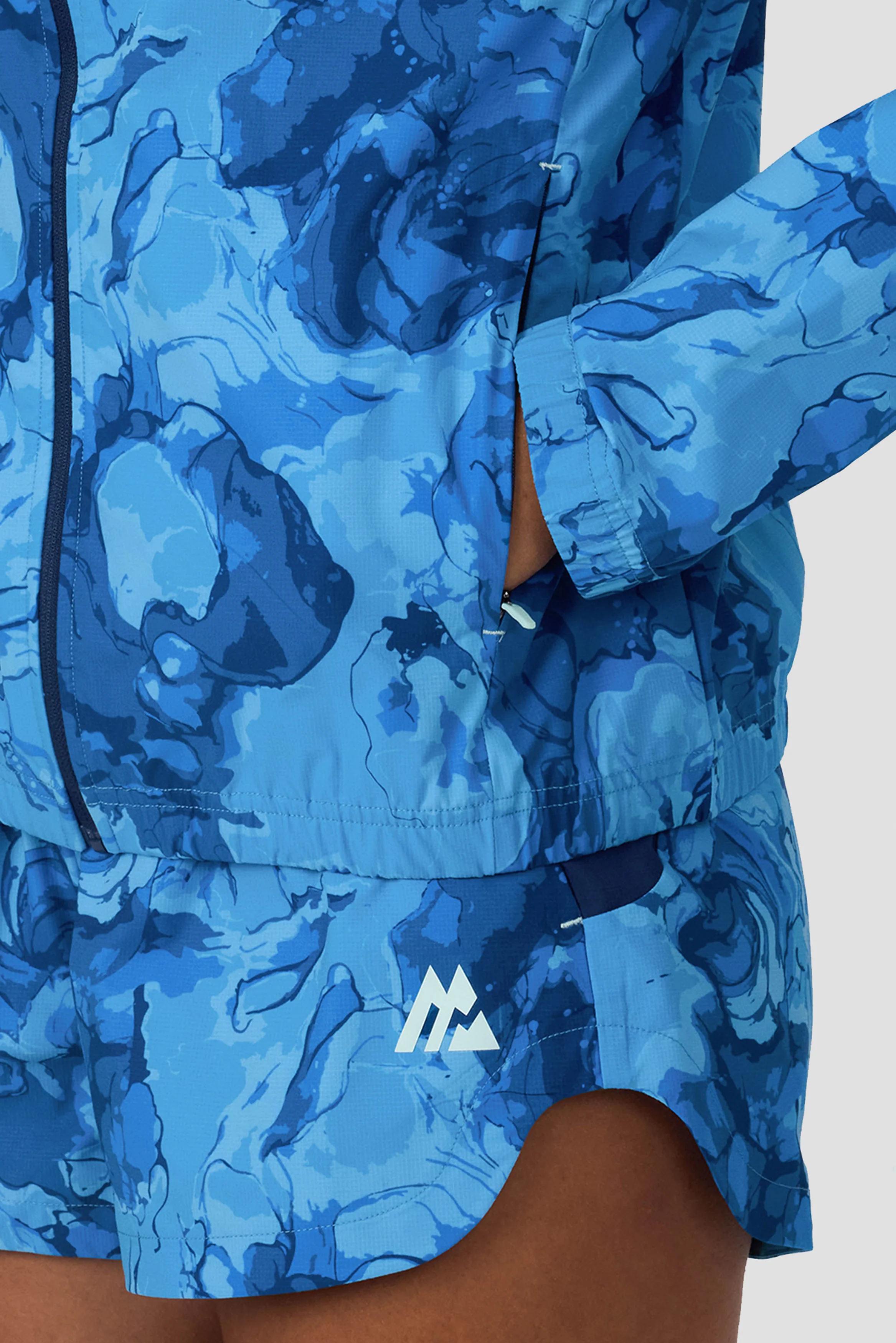 Fusion Print Windbreaker - Agency/Fira - Image 9