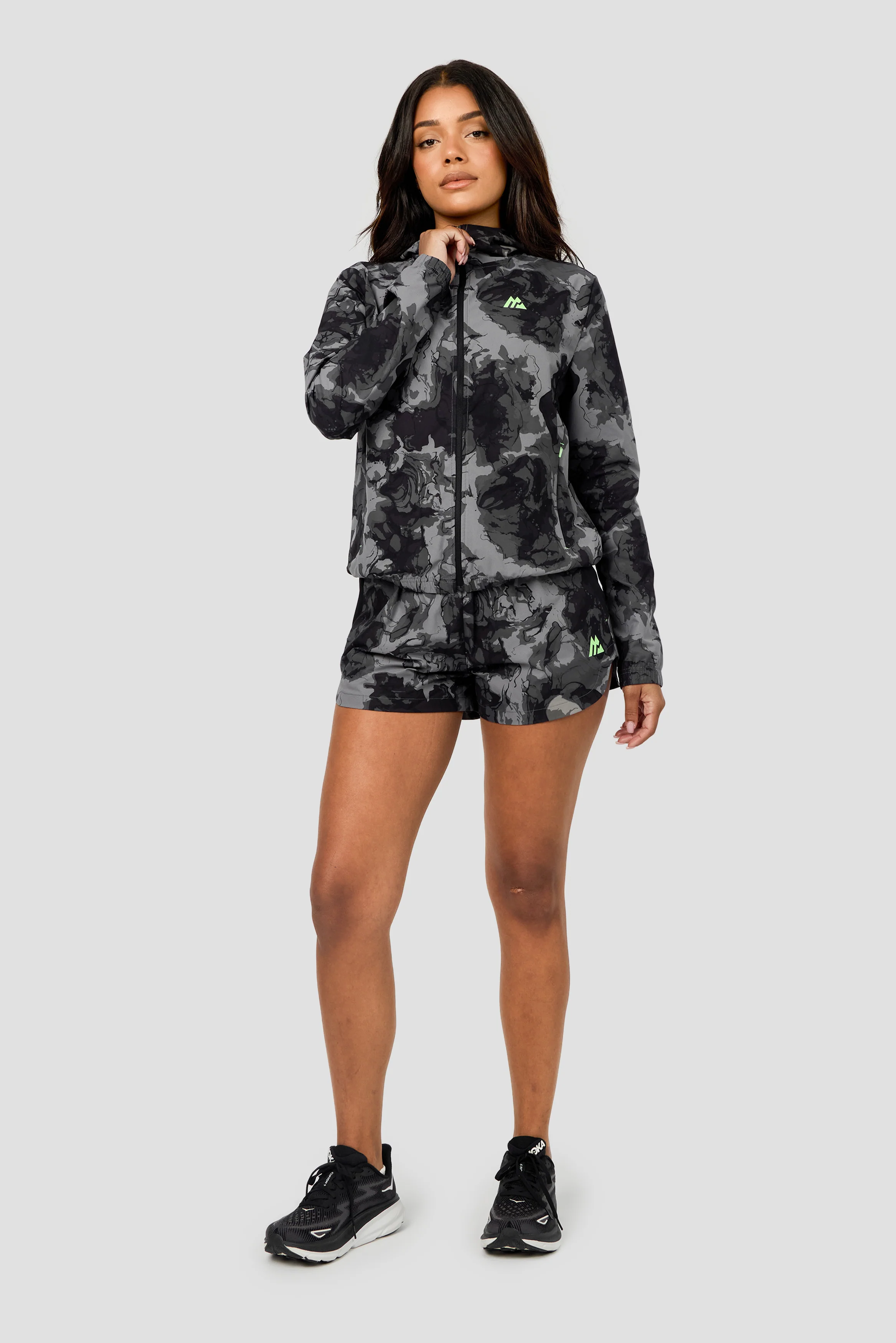Fusion Print Windbreaker - Black/Winter Sky - Image 3