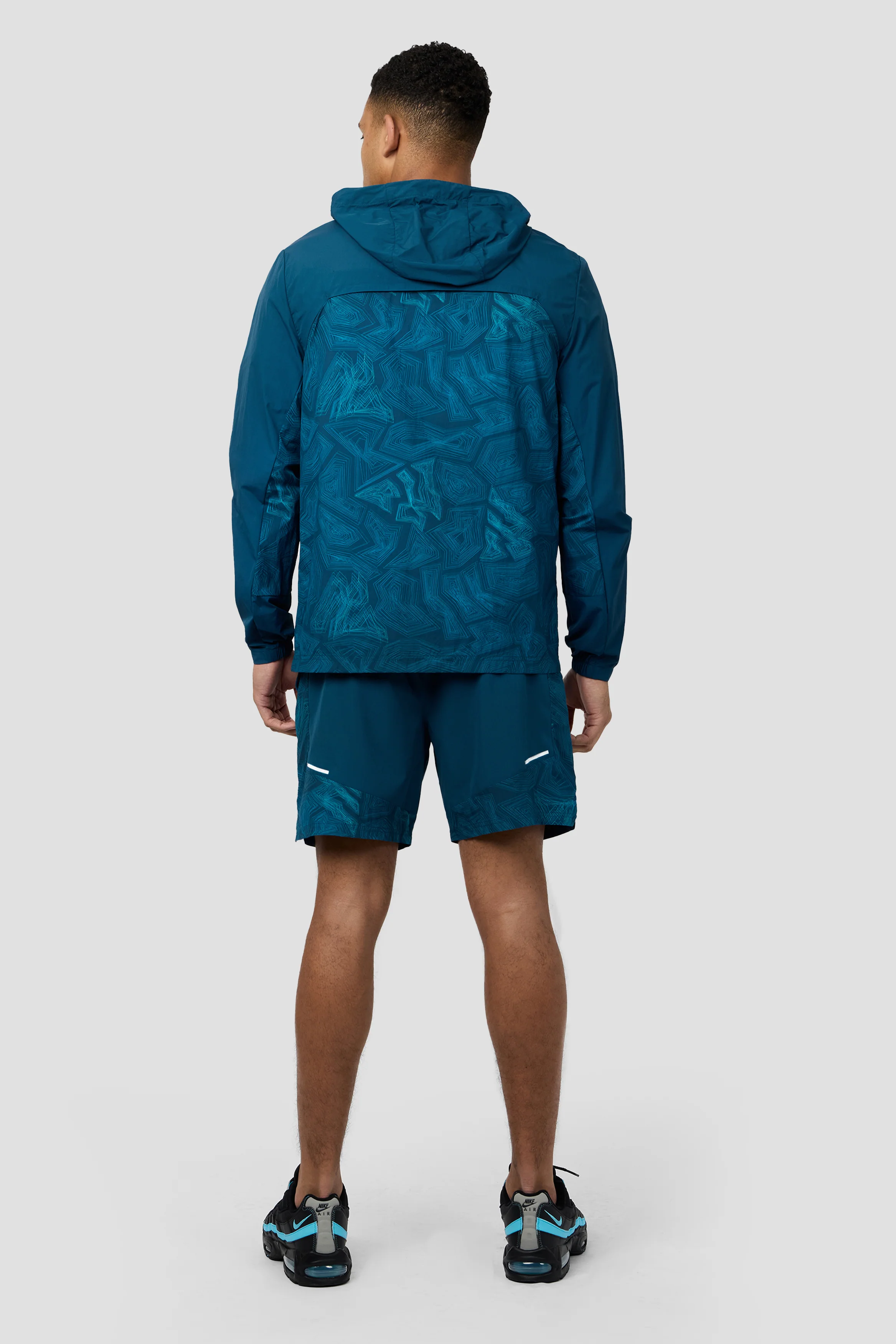Geo M Print Windbreaker - Abyssal - Image 4