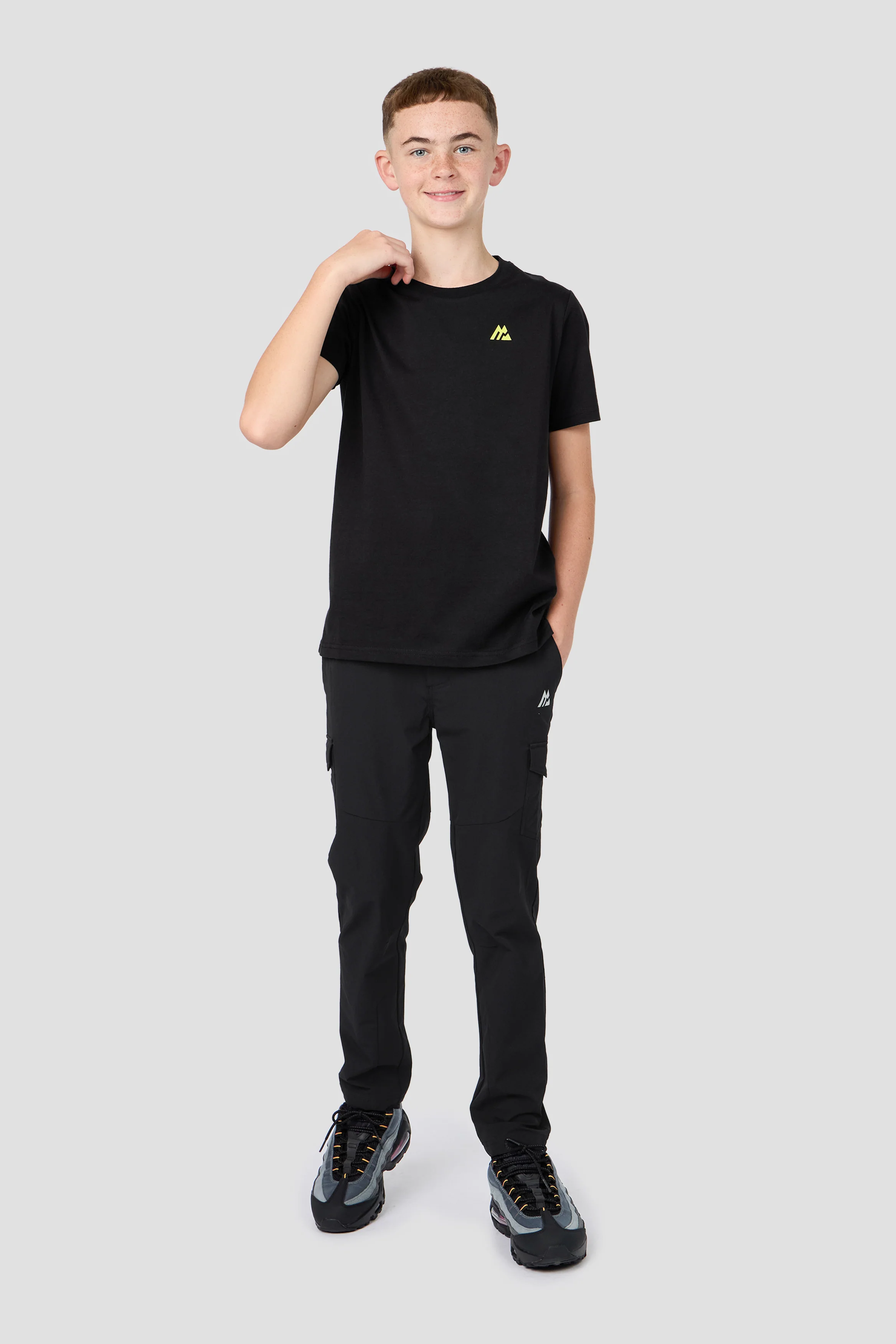 Boys Helix Graphic T-Shirt - Black - Image 3