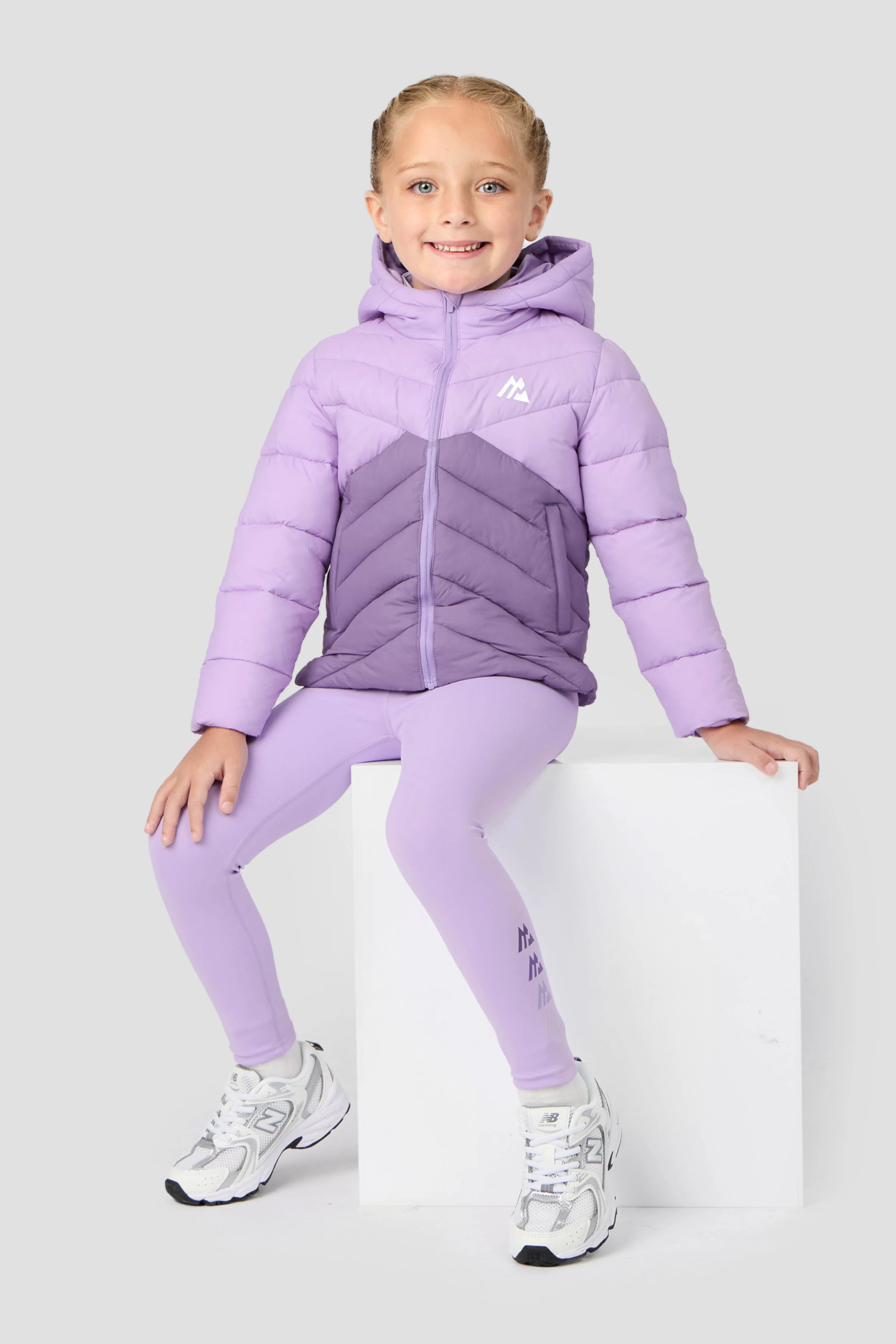 Infant Girls Icicle Jacket - Parma/Lilac Chalk - Image 3