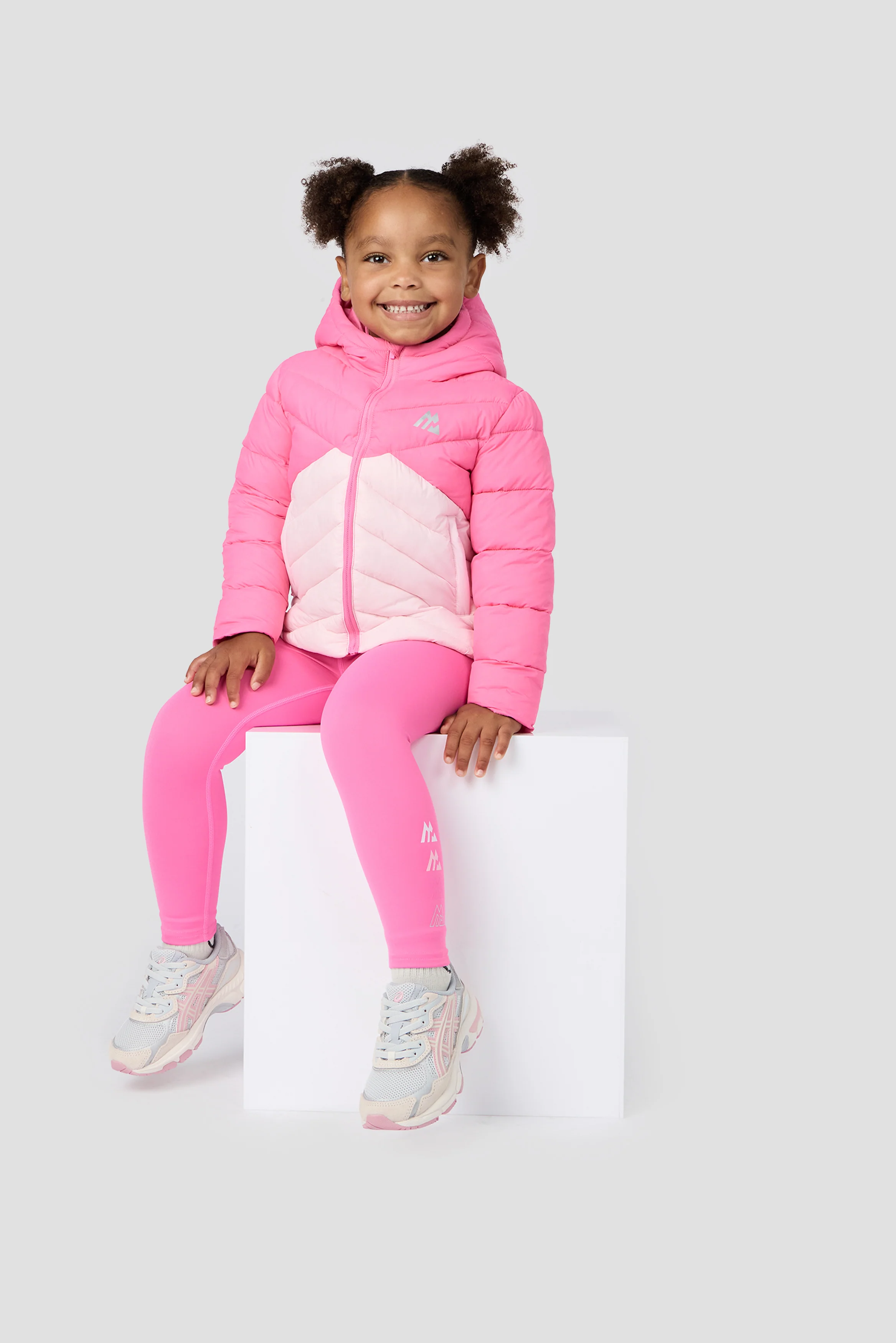 Infant Girls Icicle Jacket - Silk Pink/Framboise - Image 3