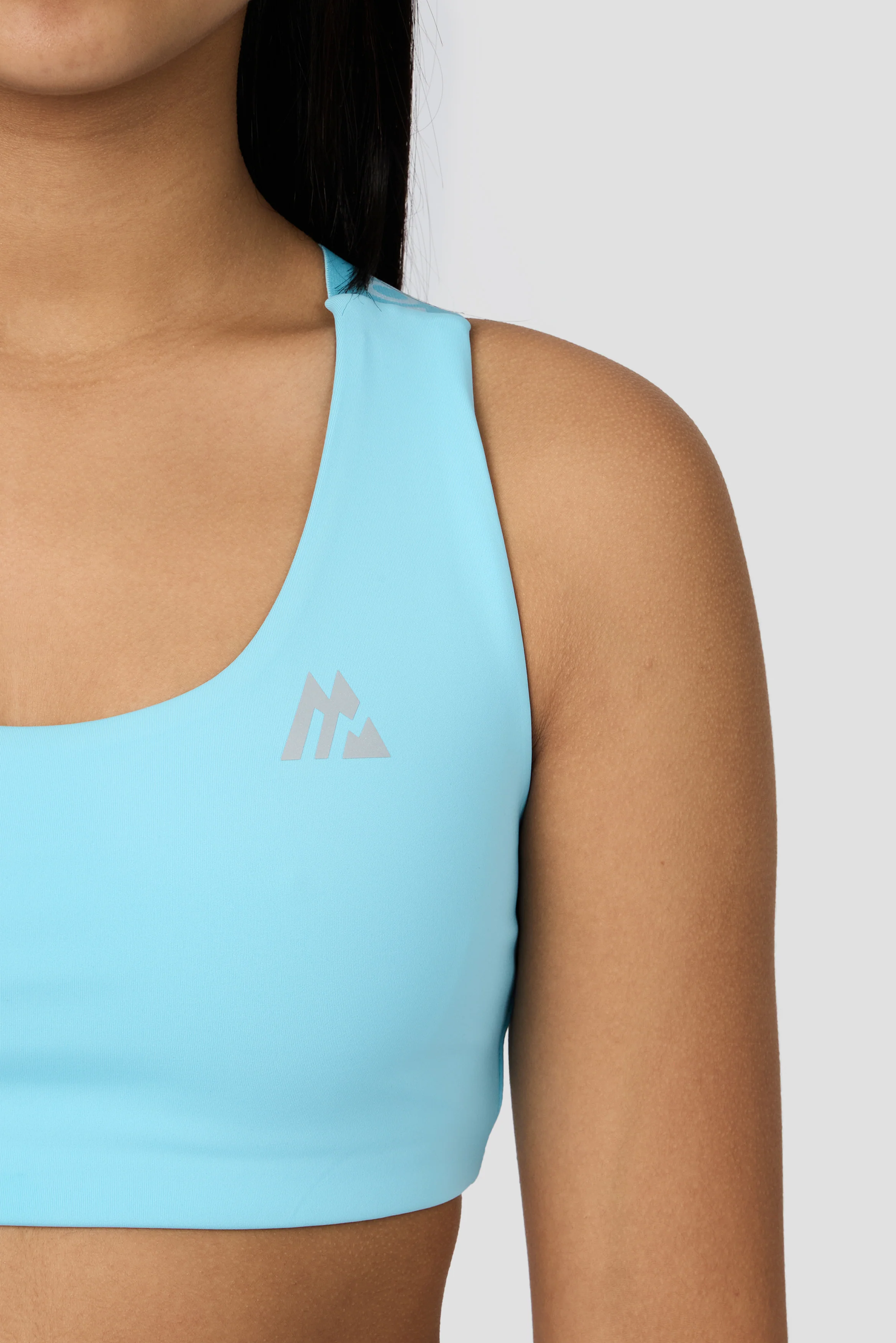 Girls Icon Sports Bra - Seashell Blue - Image 3