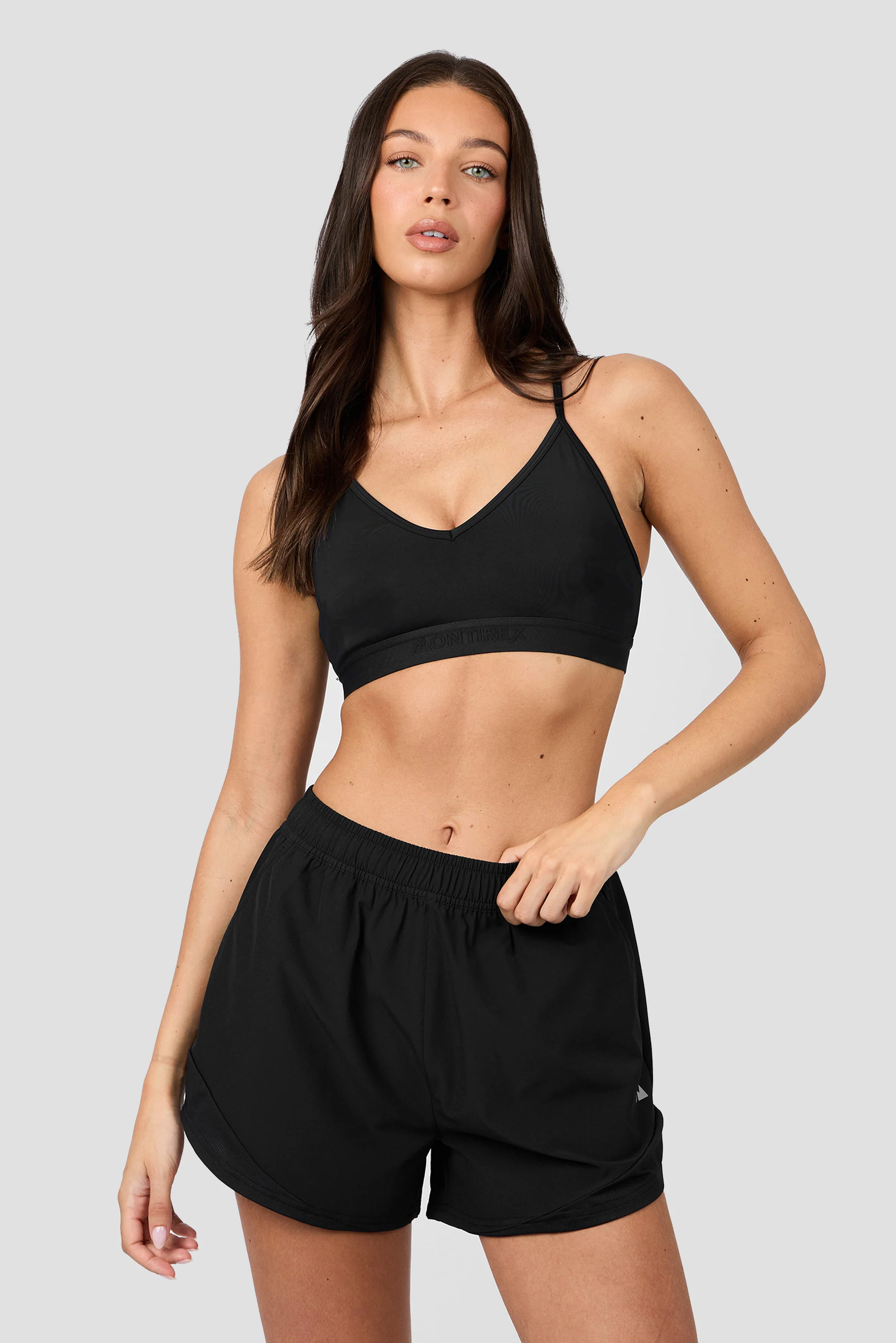 Icon Strappy Bra  - Black