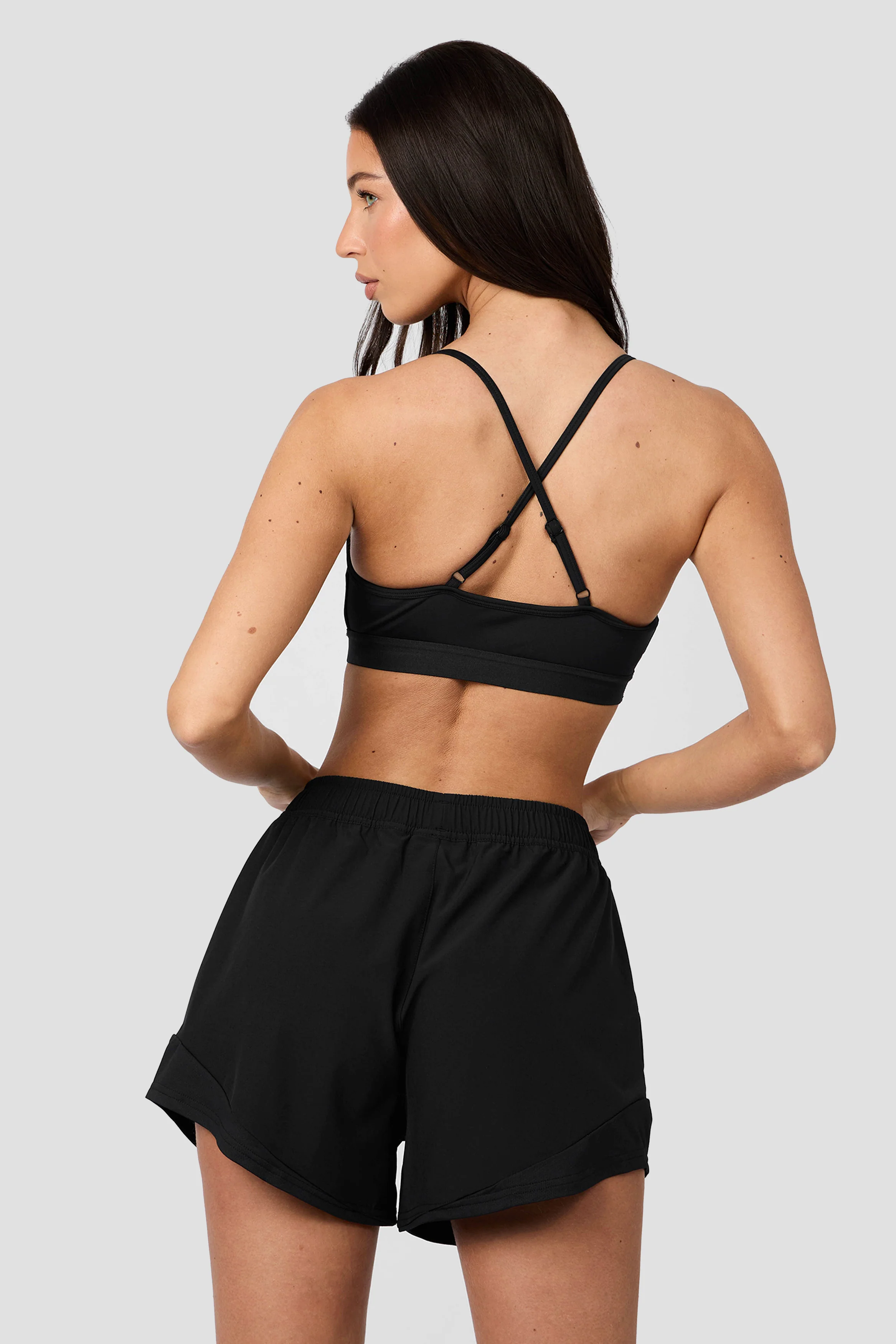 Icon Strappy Bra  - Black - Image 2