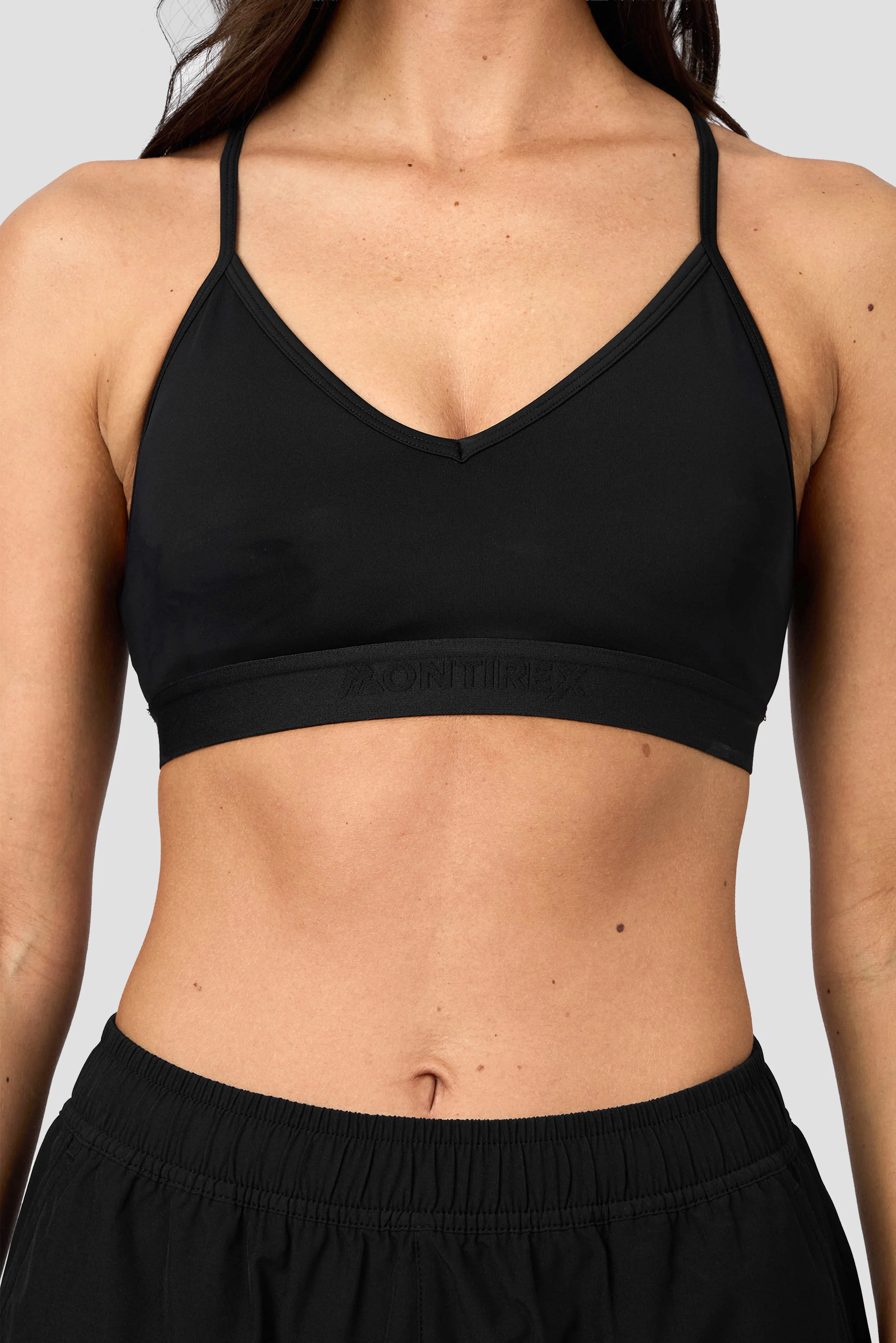 Icon Strappy Bra  - Black - Image 3