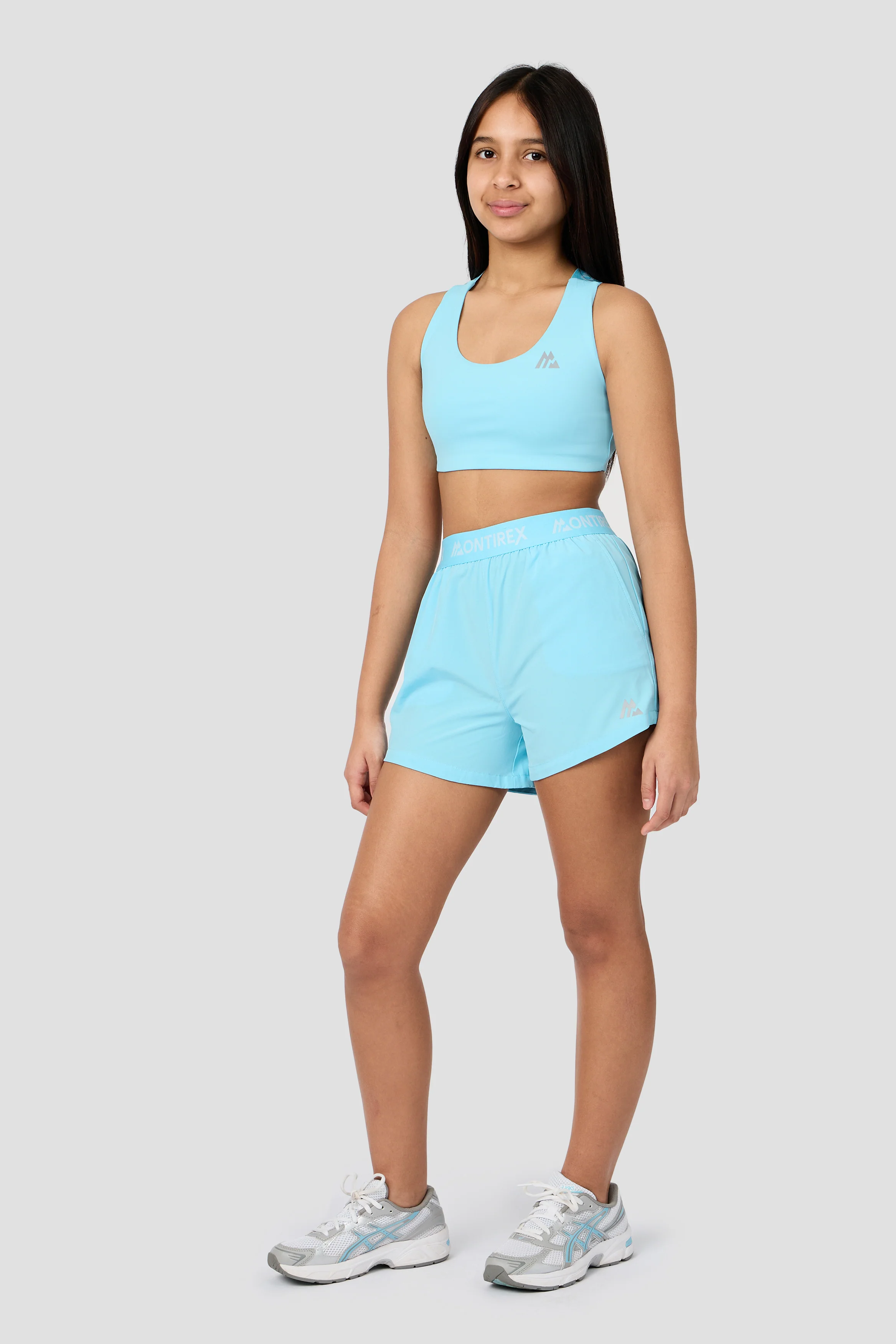 Girls Icon Woven Short - Seashell Blue - Image 3