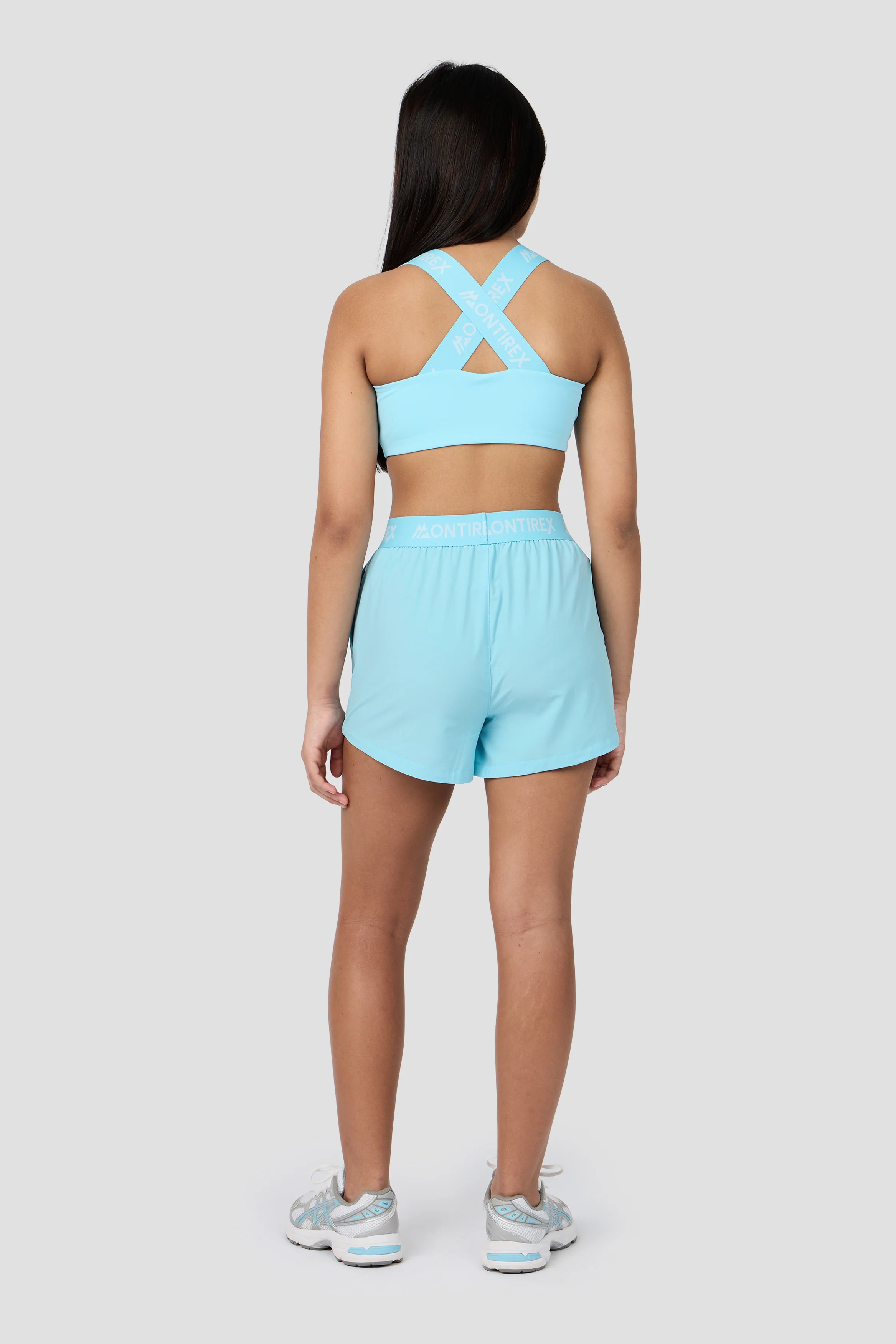 Girls Icon Woven Short - Seashell Blue - Image 4