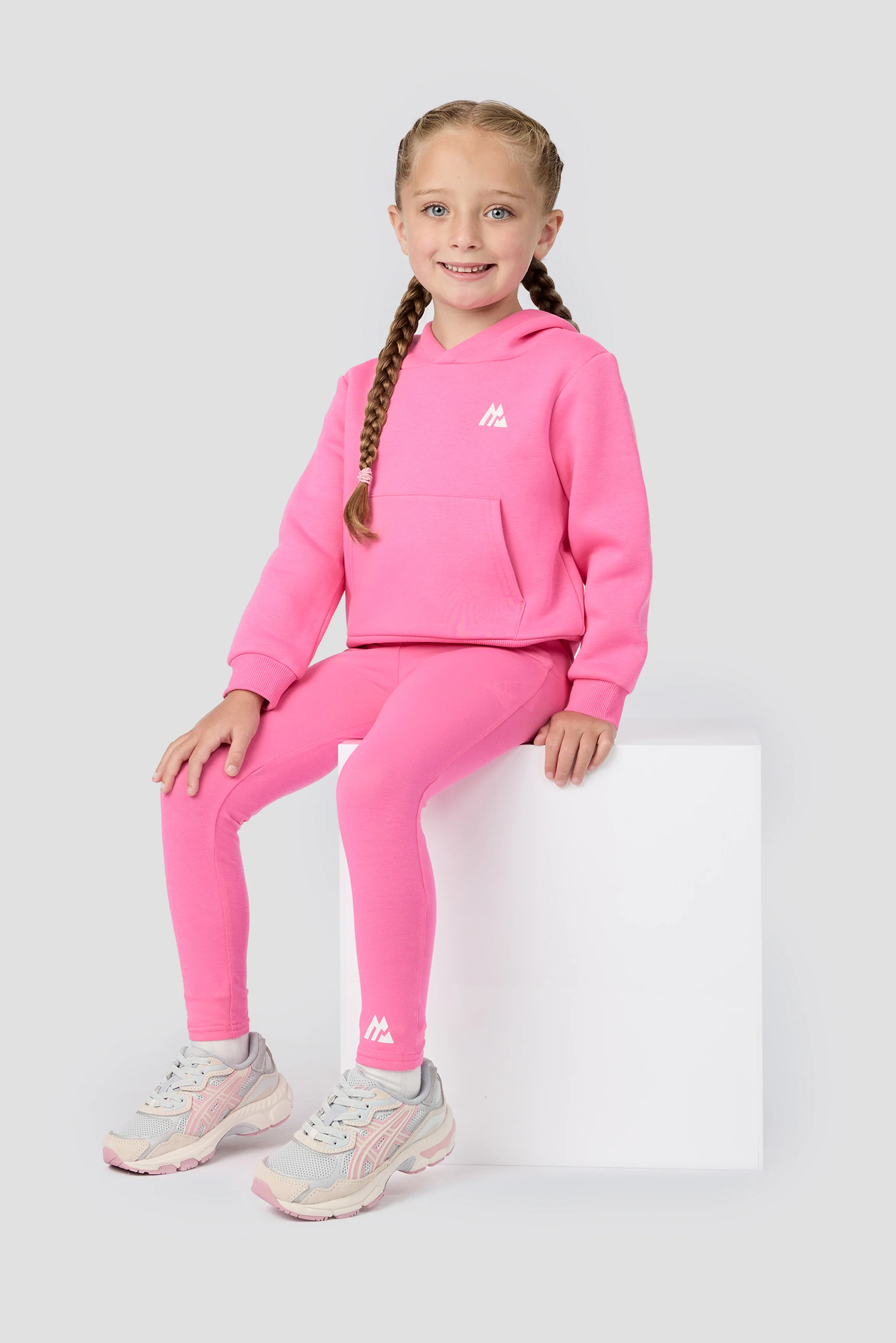 Infant Girls Joy Hood And Legging Set - Framboise - Image 3
