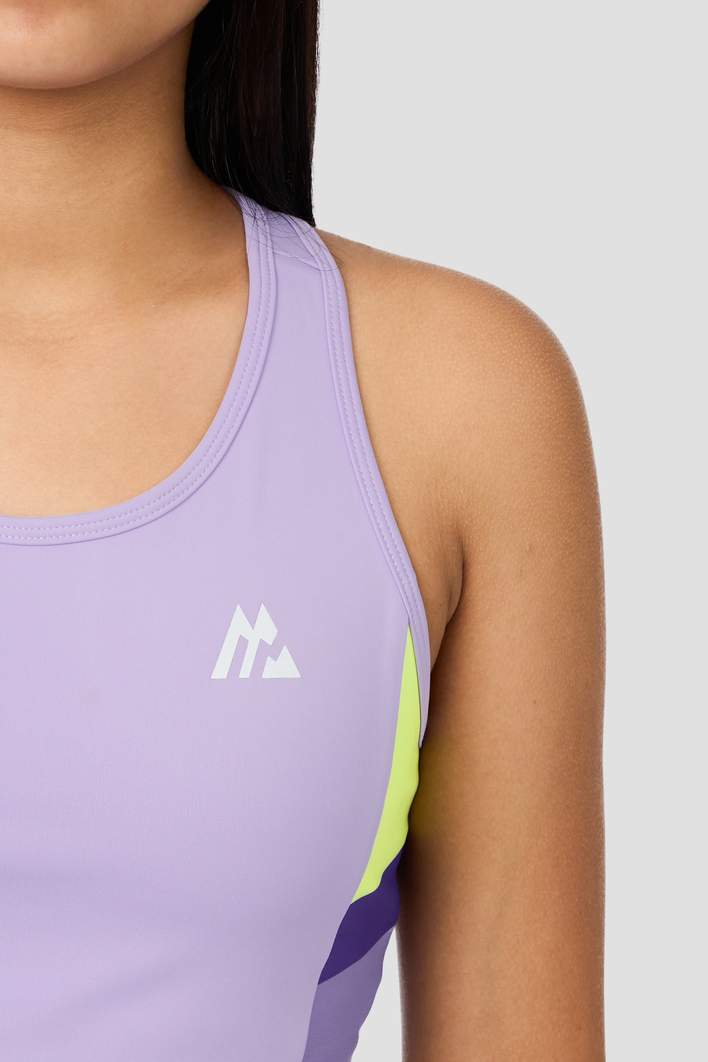 Girls Lumina Sports Bra - Parma/Lilac Chalk/Palazzo/Apple - Image 5