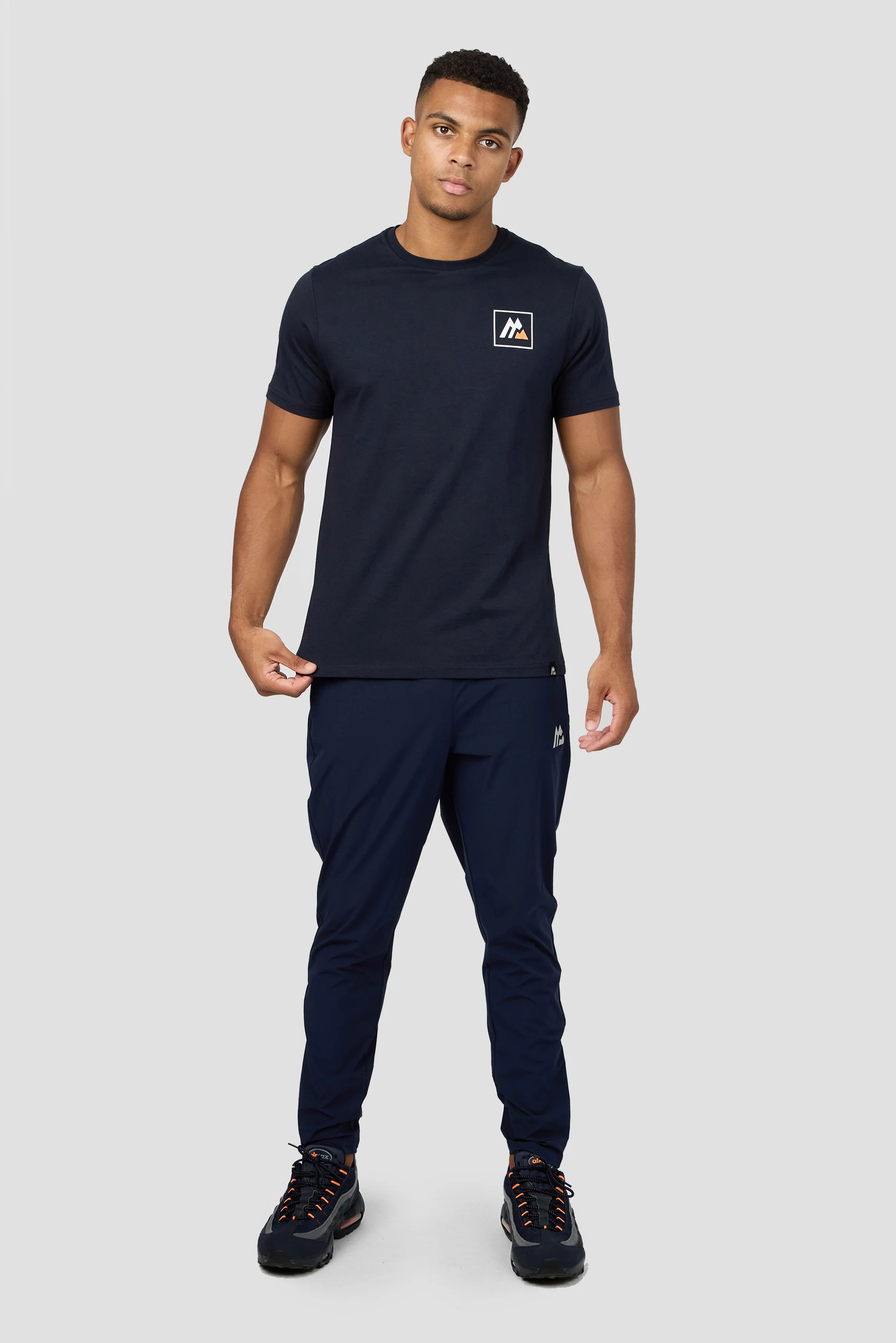 M Box T-Shirt - Midnight Blue/Ice Tango - Image 3