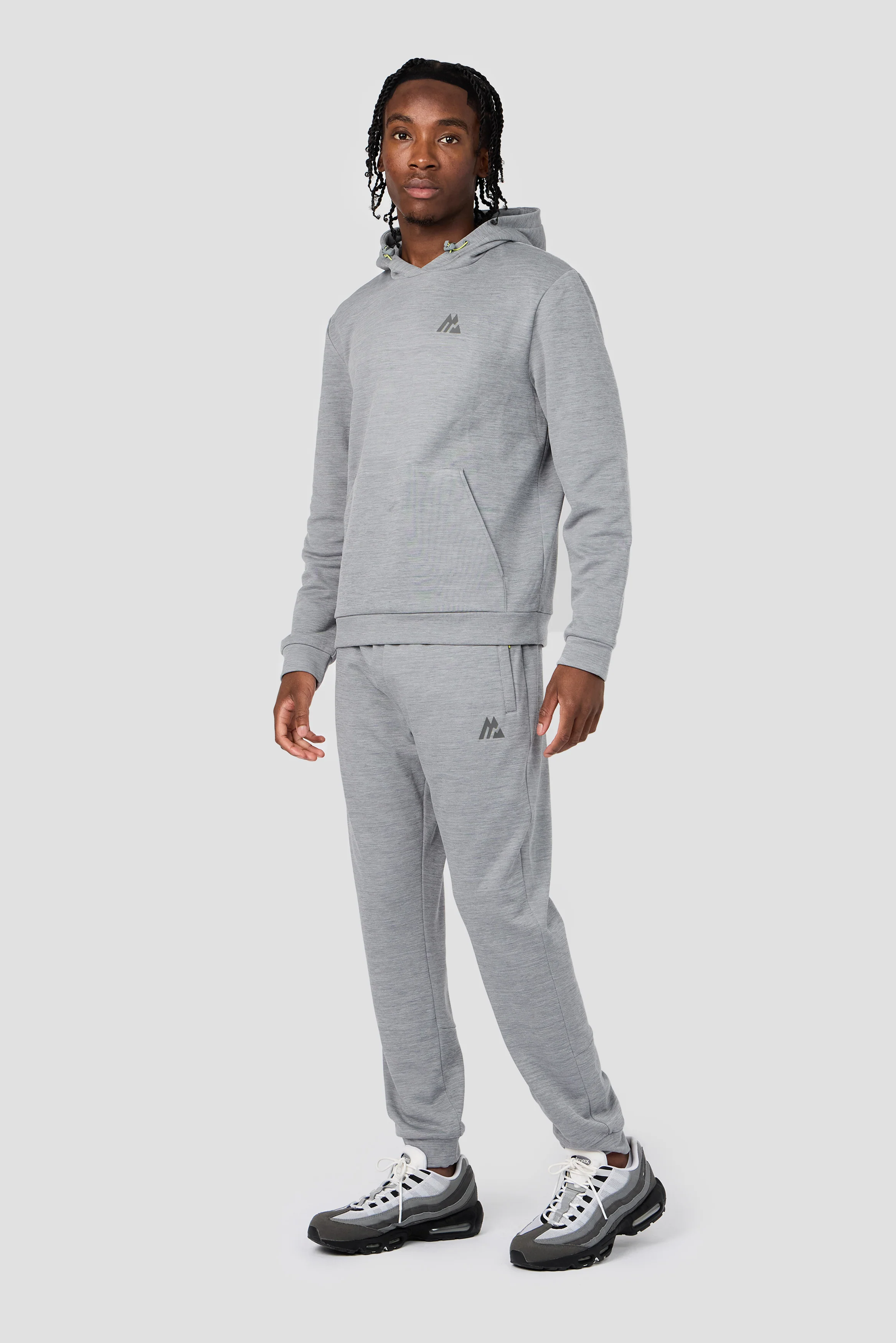 Rapid Fleece Jogger - Cement Grey Marl - Image 5